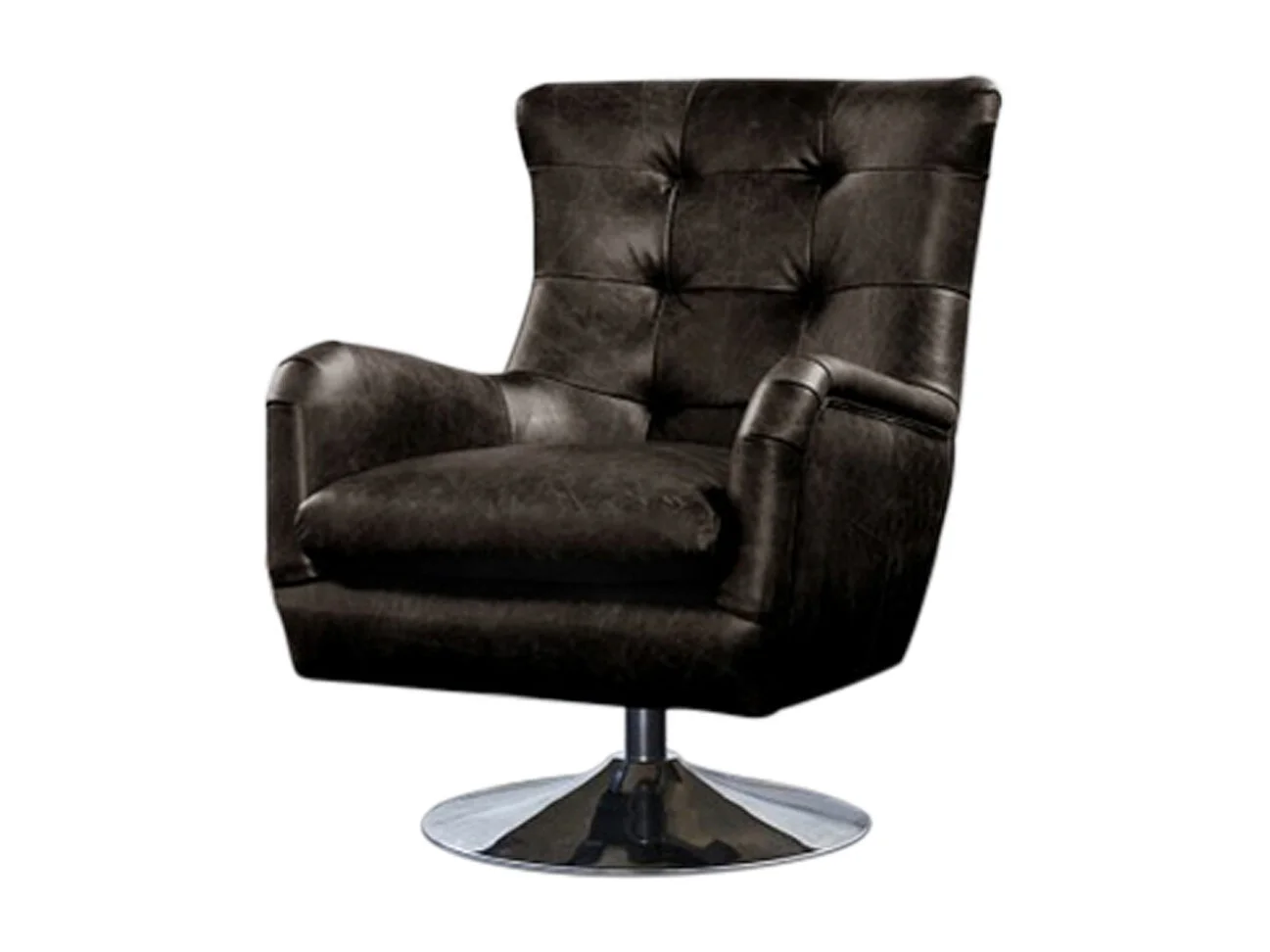 Sillón - Negro piel - RELEXA