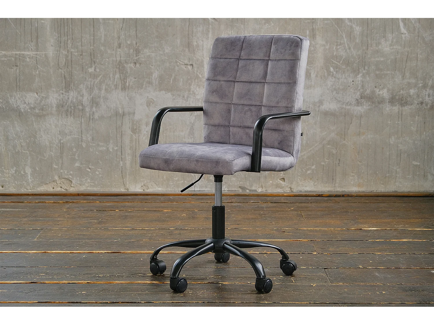 silla - plata terciopelo - 52 x 52 cm - MERLE