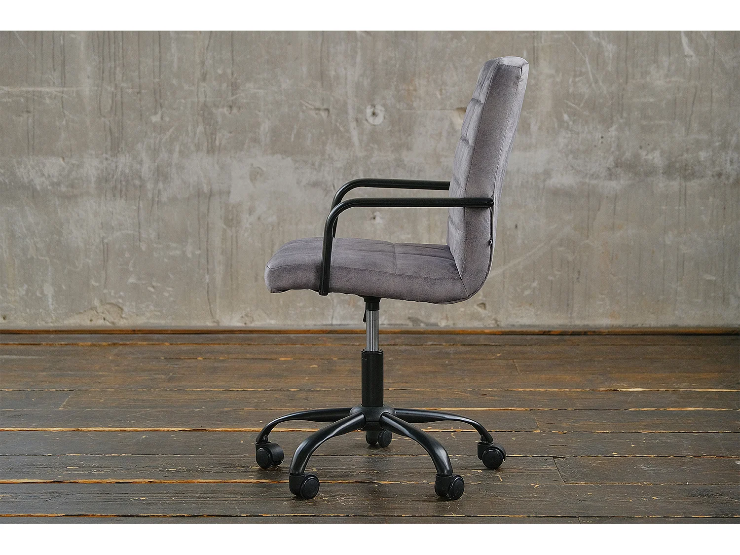 silla - plata terciopelo - 52 x 52 cm - MERLE