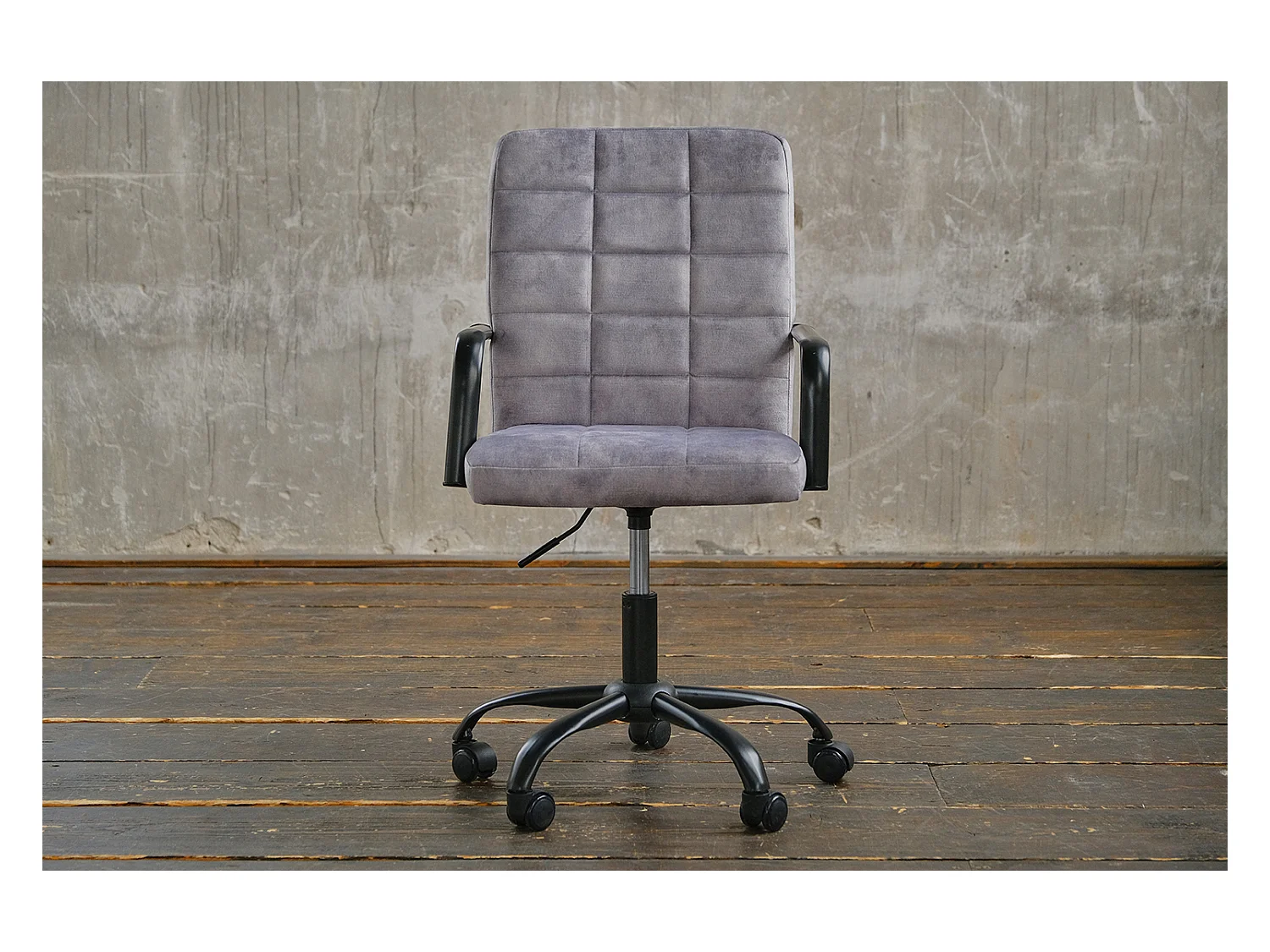 Fauteuil - argent Velours - 52 x 52 cm - MERLE