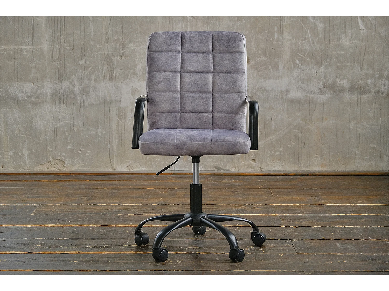 Bürostuhl - Silber Velvet - 52 x 52 cm - MERLE