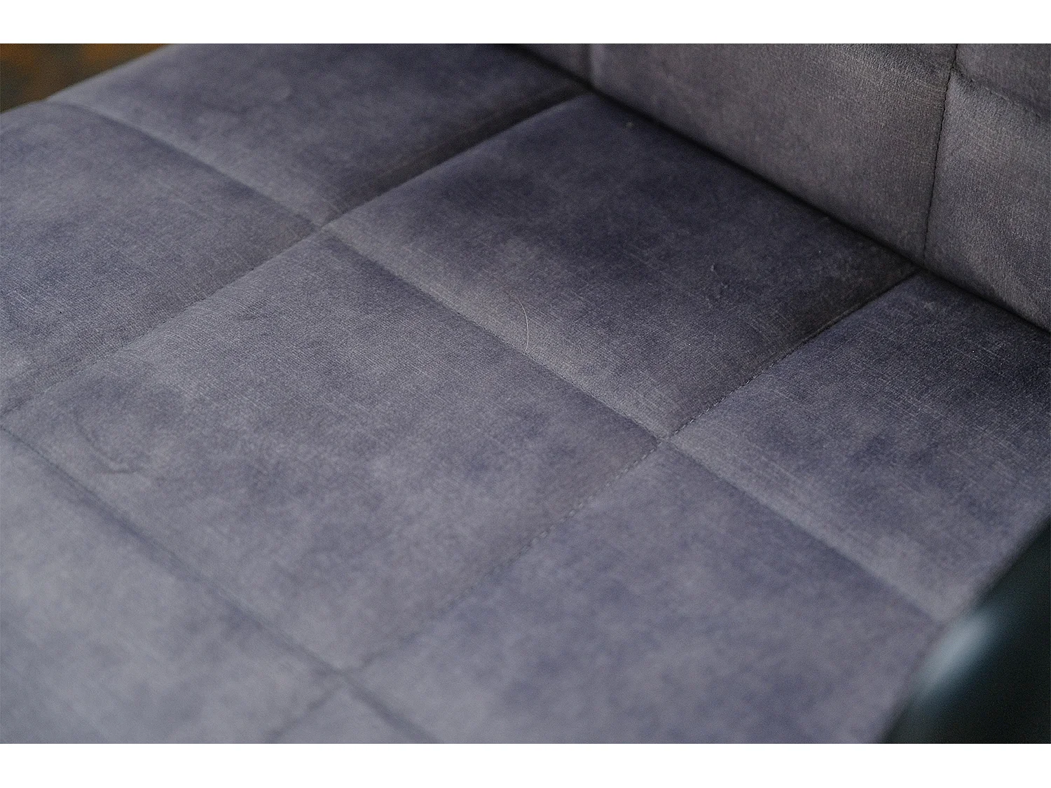 Bürostuhl - Silber Velvet - 52 x 52 cm - MERLE