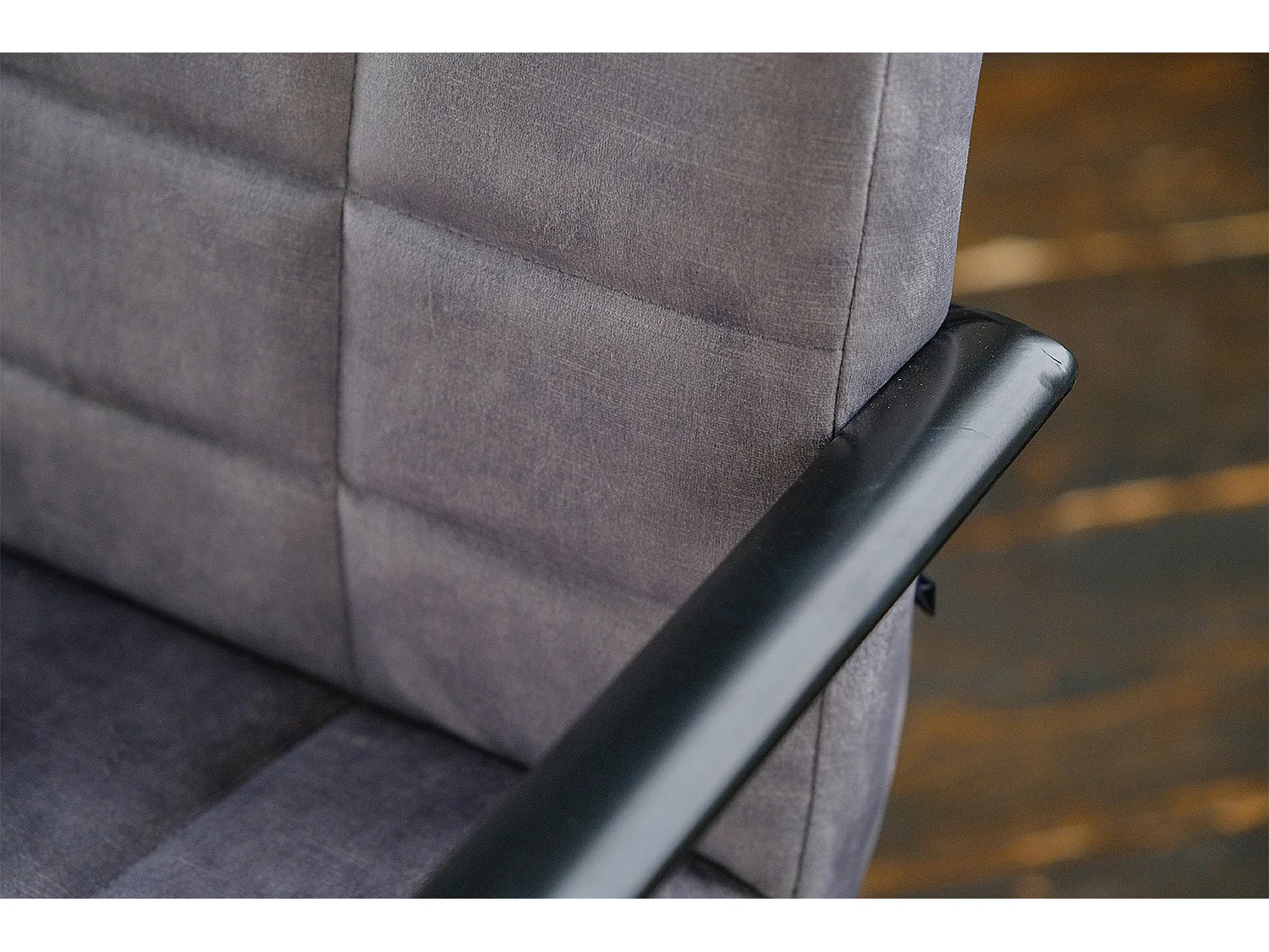 Bürostuhl - Silber Velvet - 52 x 52 cm - MERLE