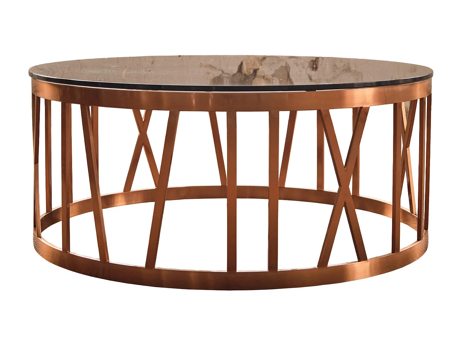 Table - Rose Verre - 100 x 100 cm - MELLA