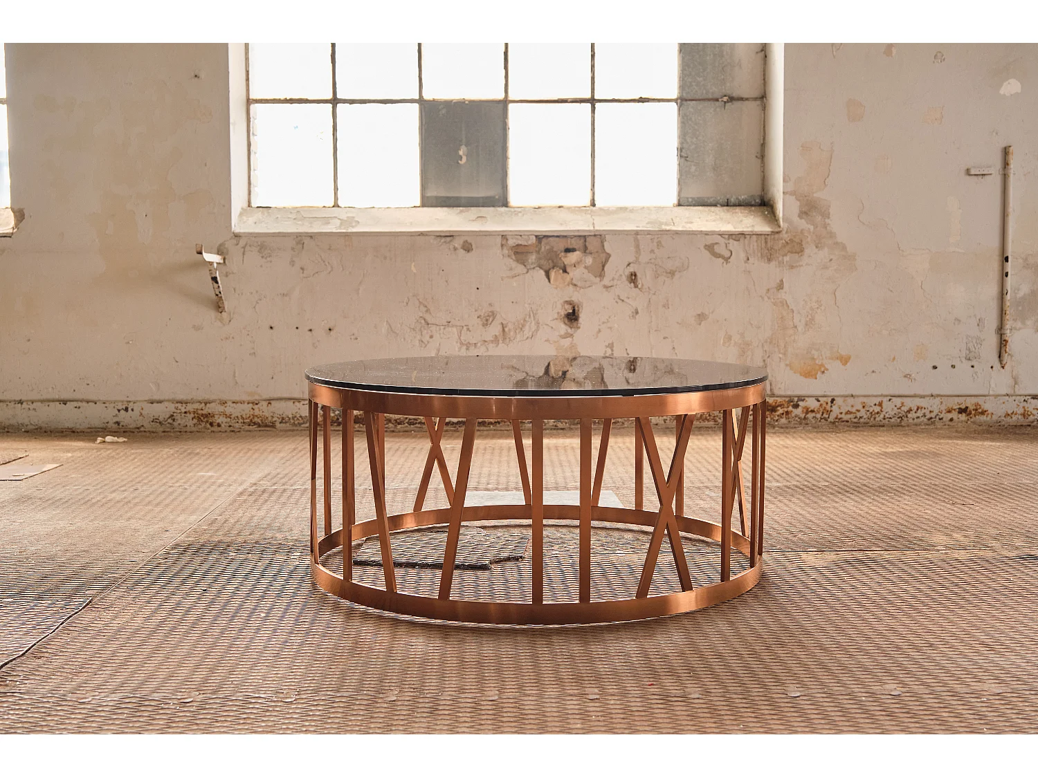 Table - Rose Verre - 100 x 100 cm - MELLA