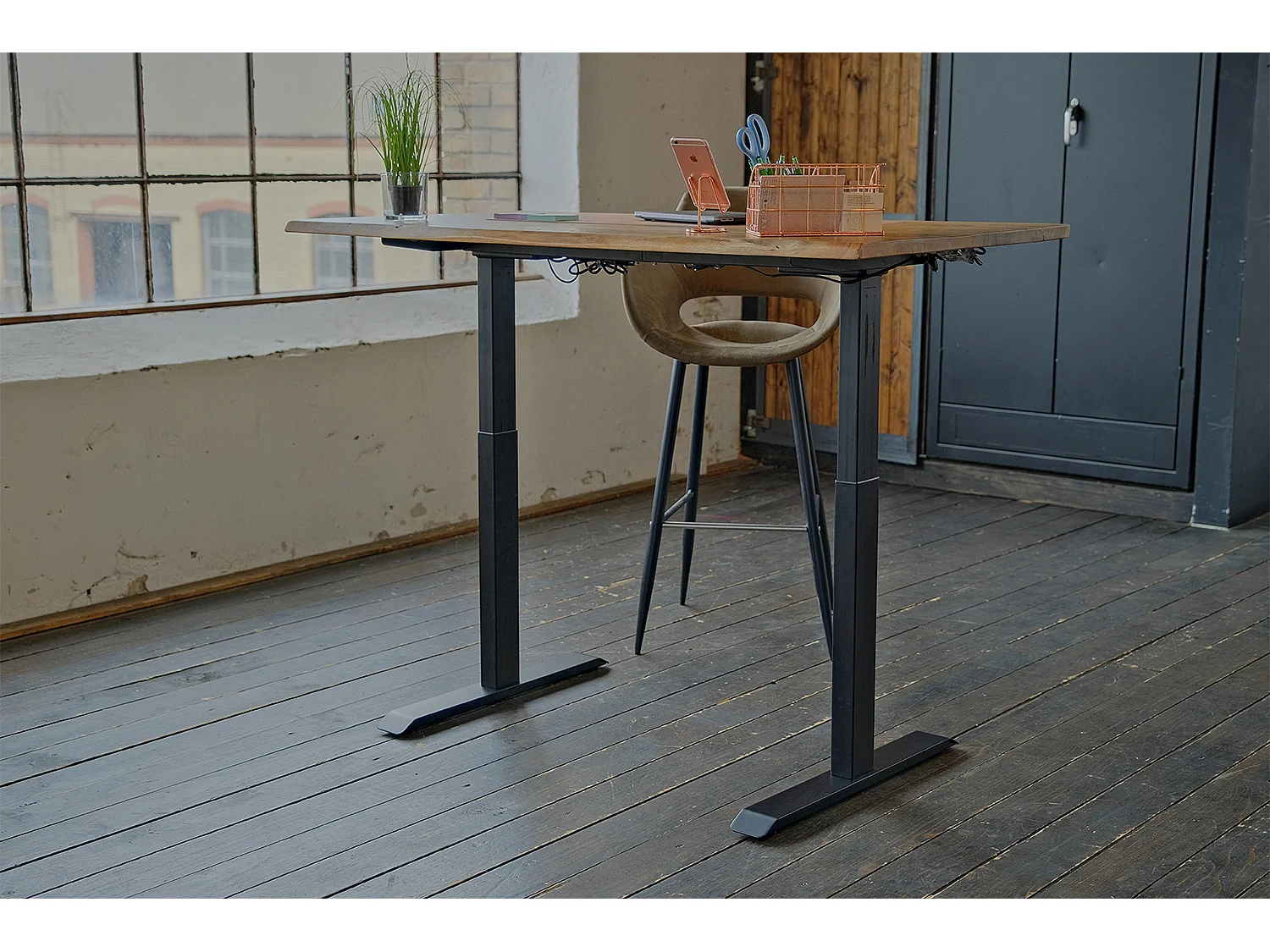 Elektrisch - Holz Holz - 120 x 80 cm - LORA