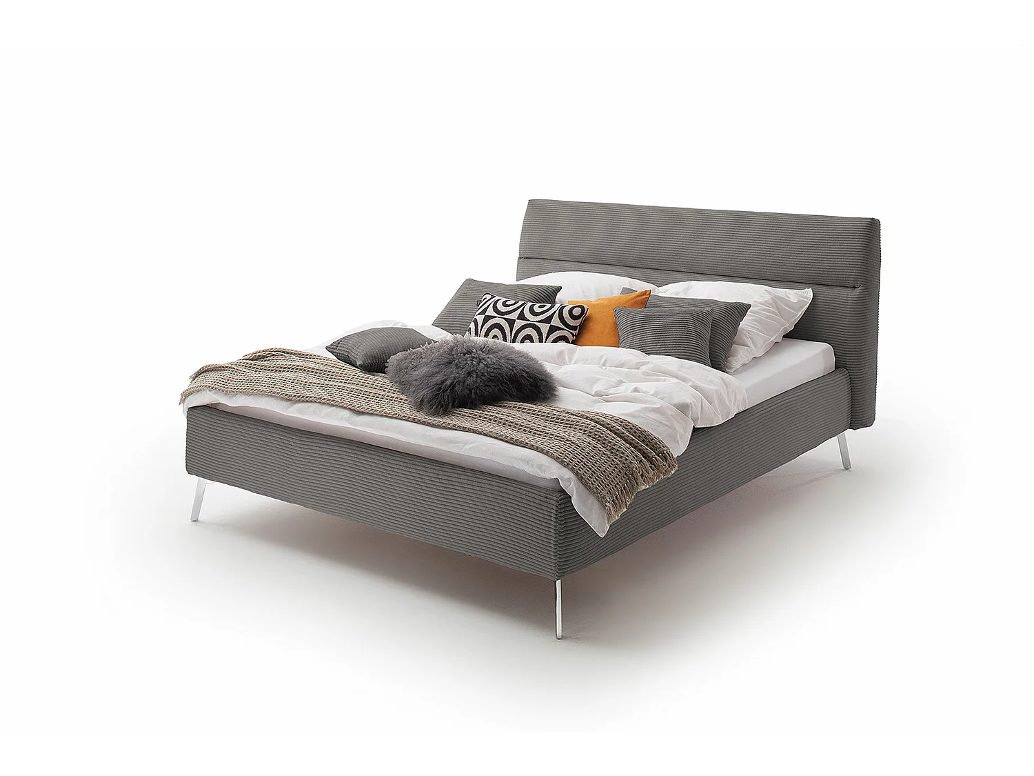 Letto - Grigio velluto a coste - REMO