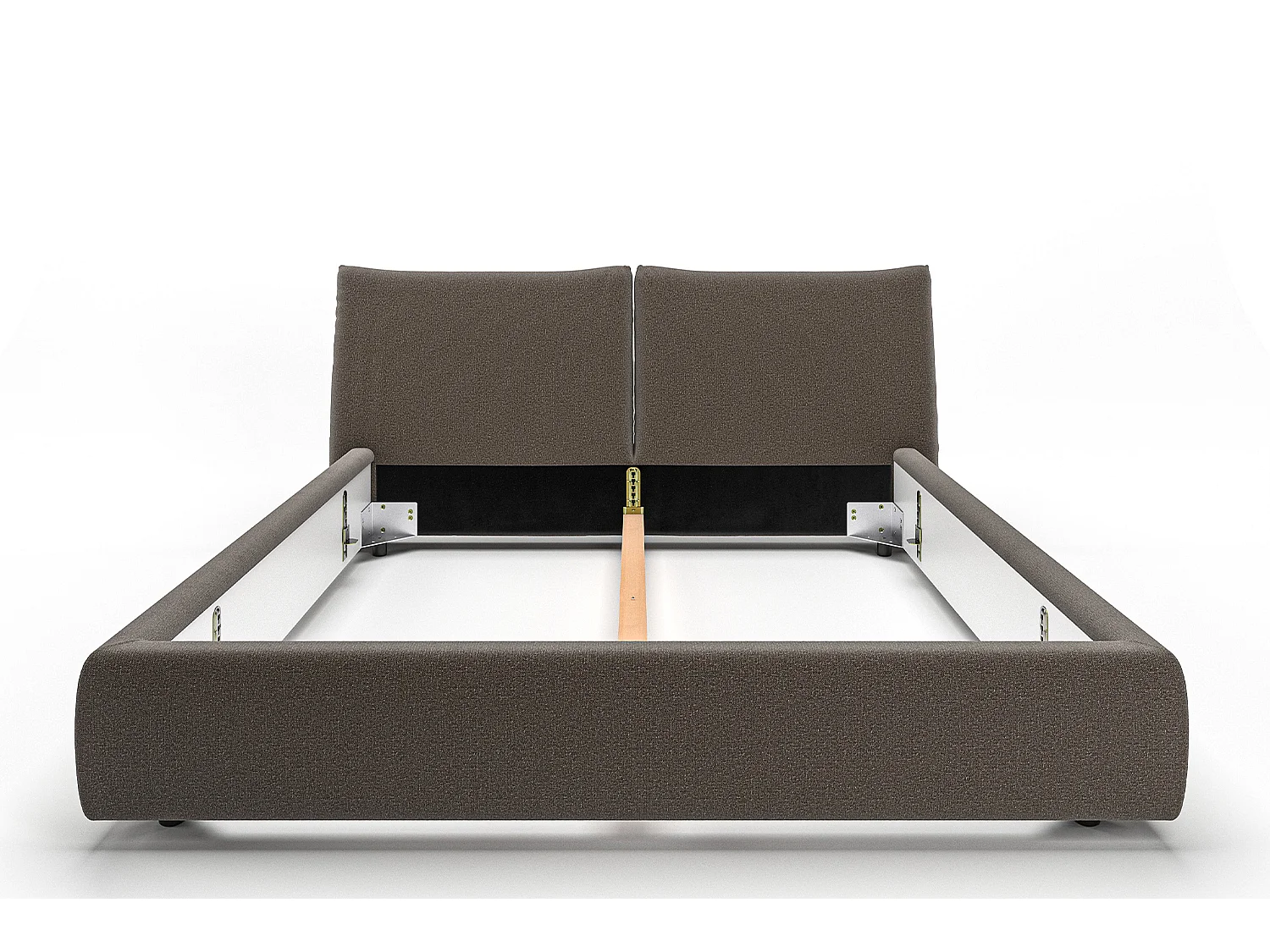 Lit - taupe velours côtelé - HENRY