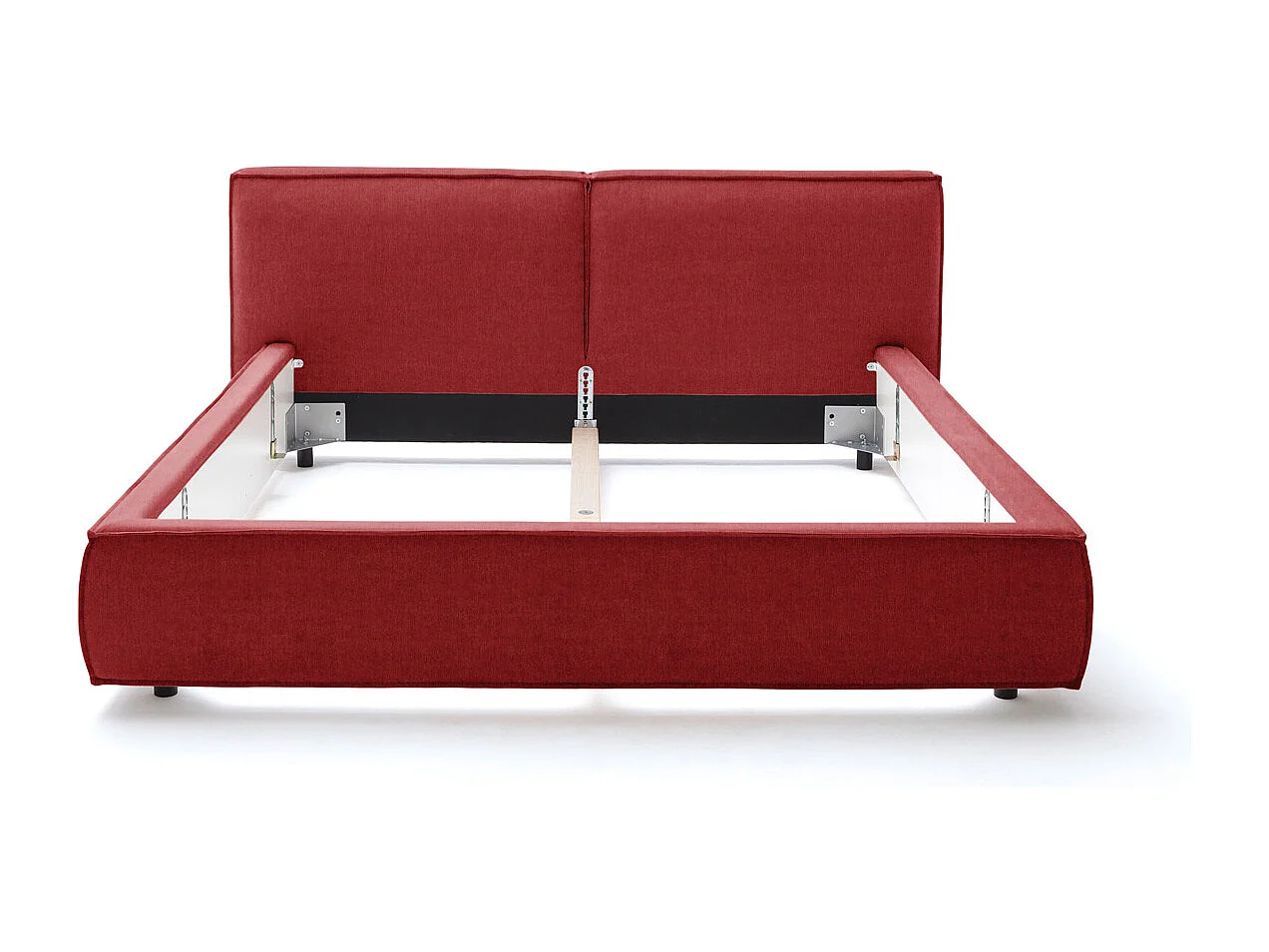 Lit - Rouge tissage plat - CARLO