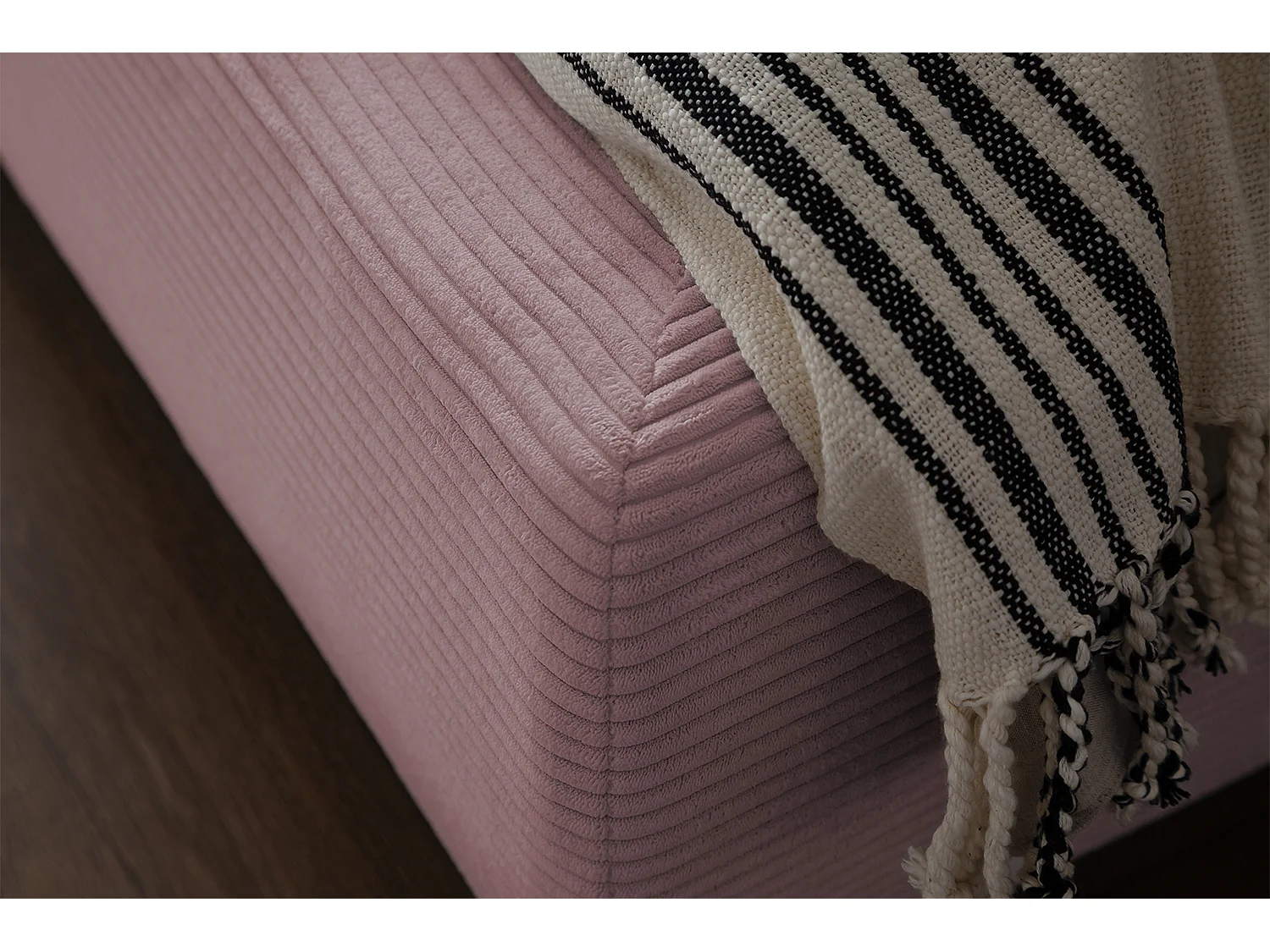 Letto - Rosa velluto a coste - HENRY