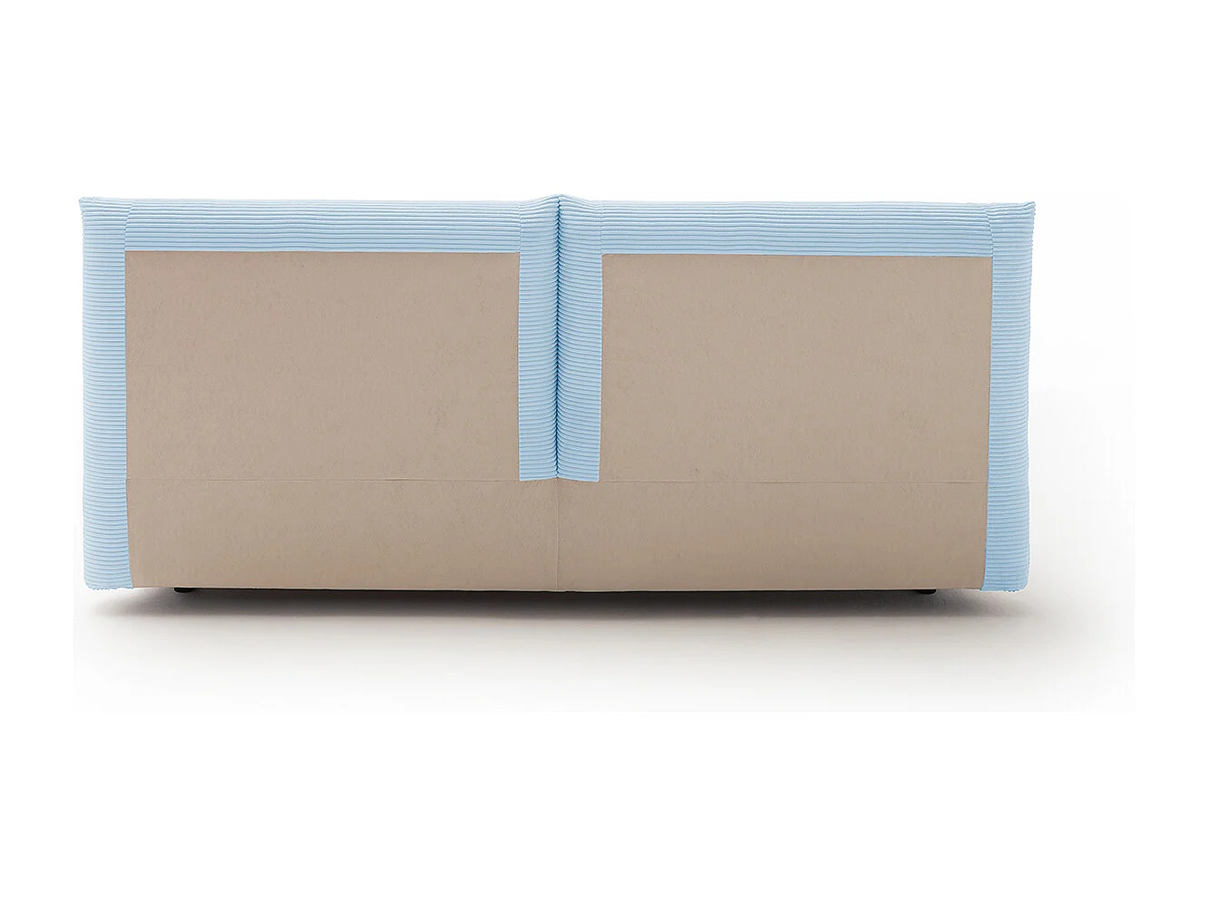 Polsterbett - Hellblau Cord - HENRY