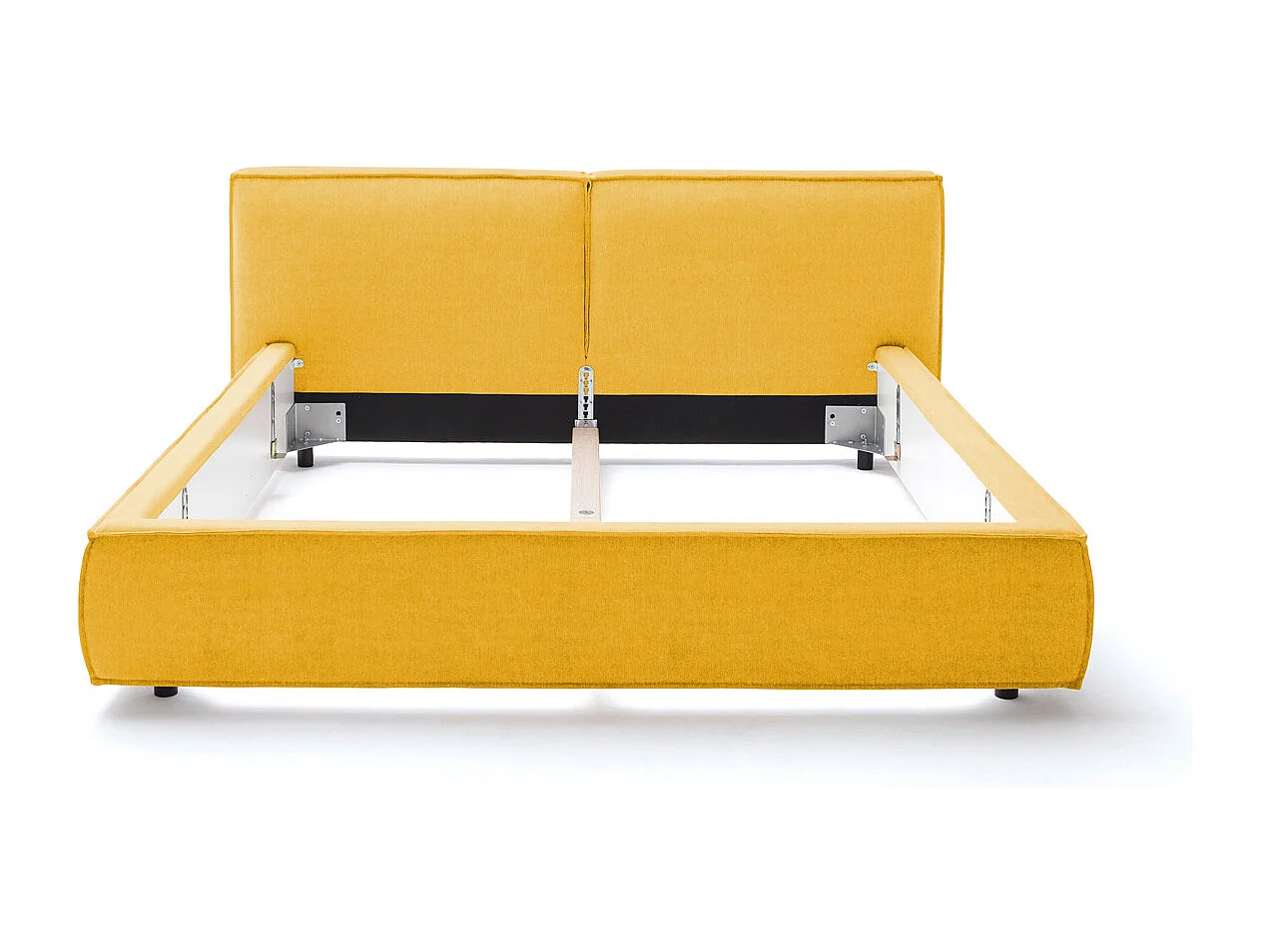 Polsterbett - Gelb Flachgewebe - CARLO
