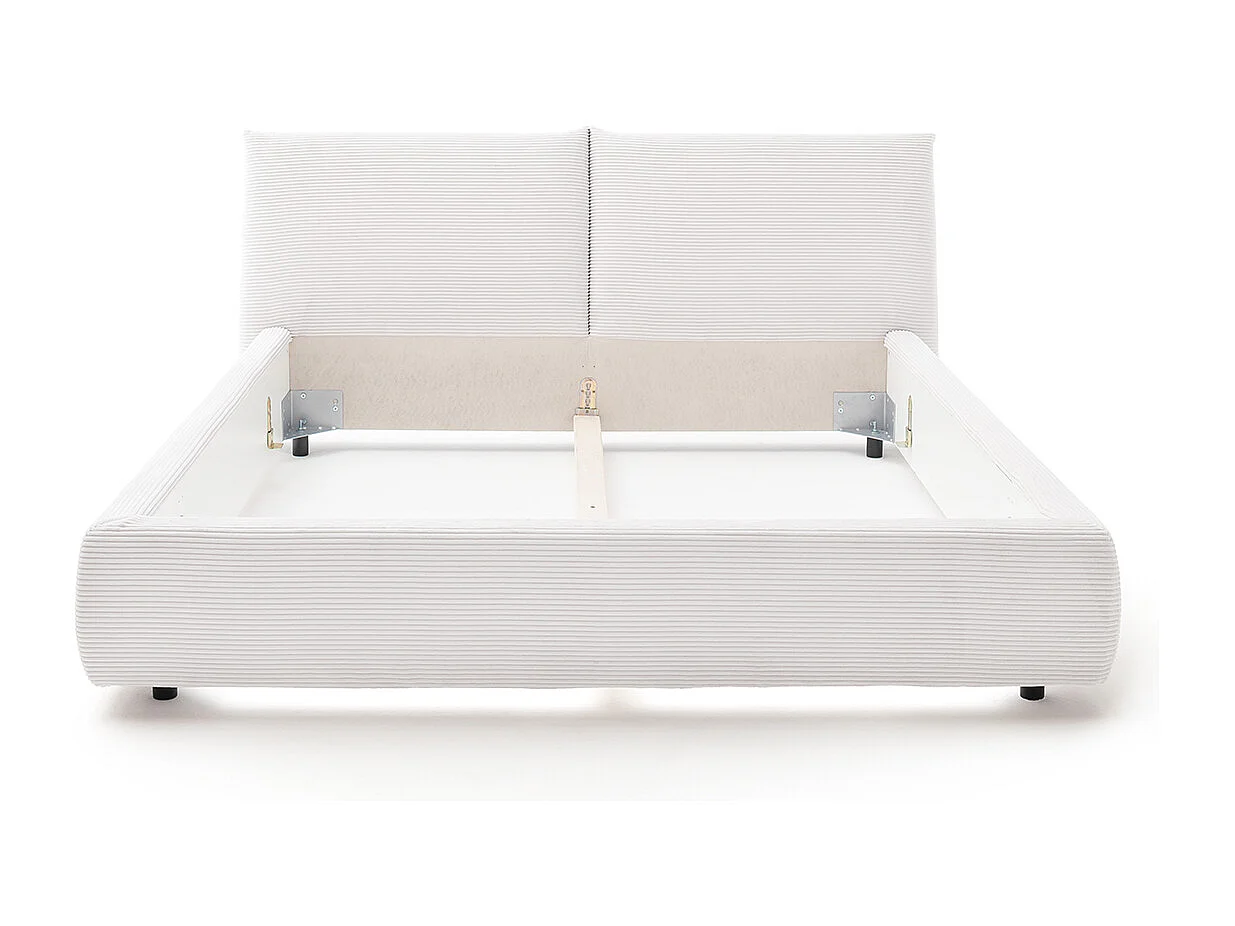 Cama - blanco crema pana - HENRY