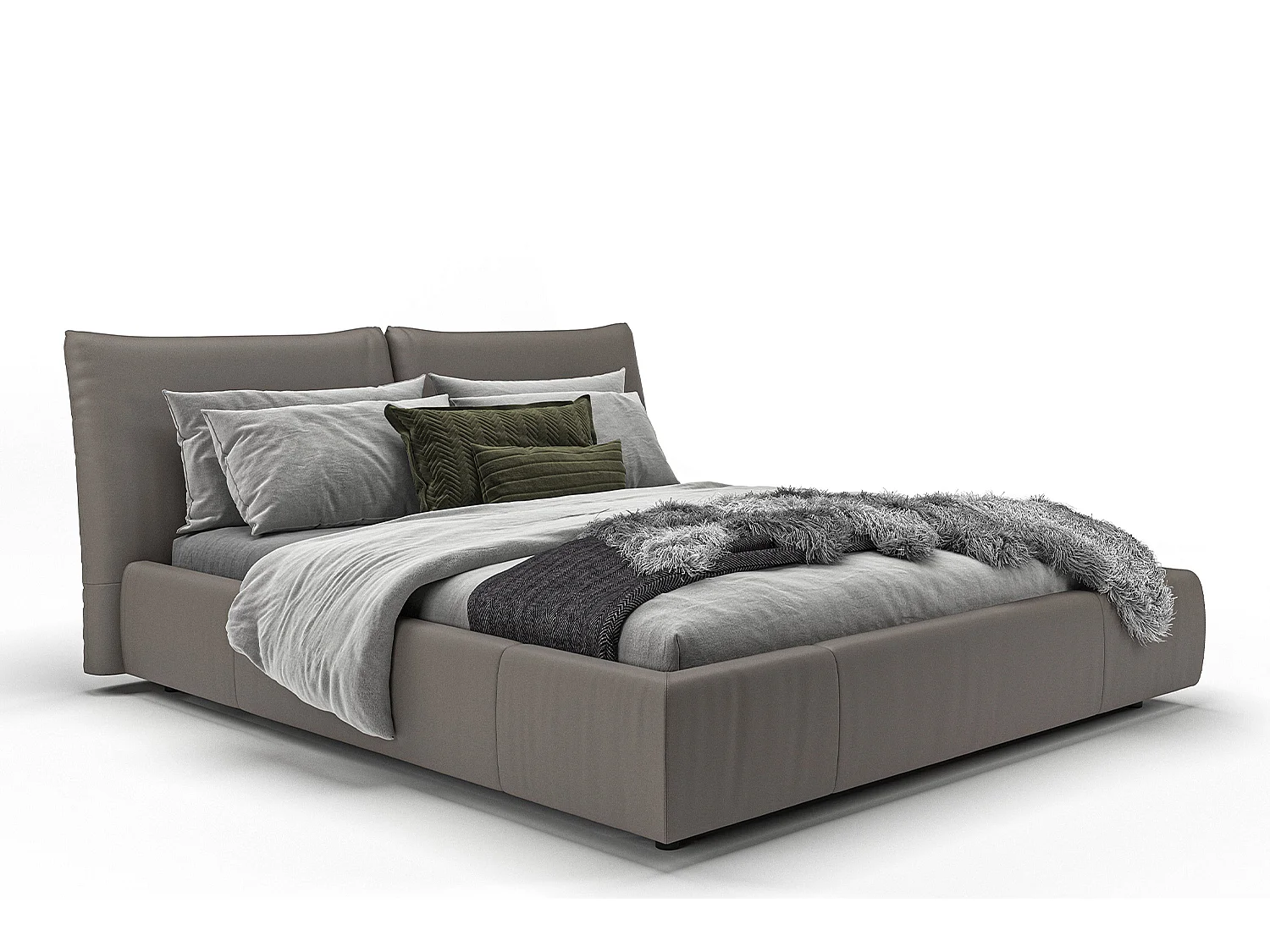 Cama - Gris piel - HENRY