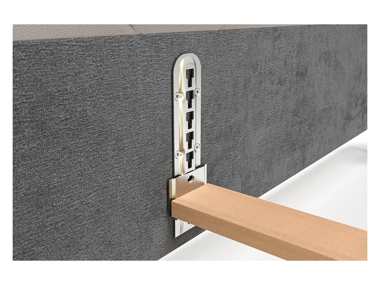 Letto - Grigio pelle - ANNY