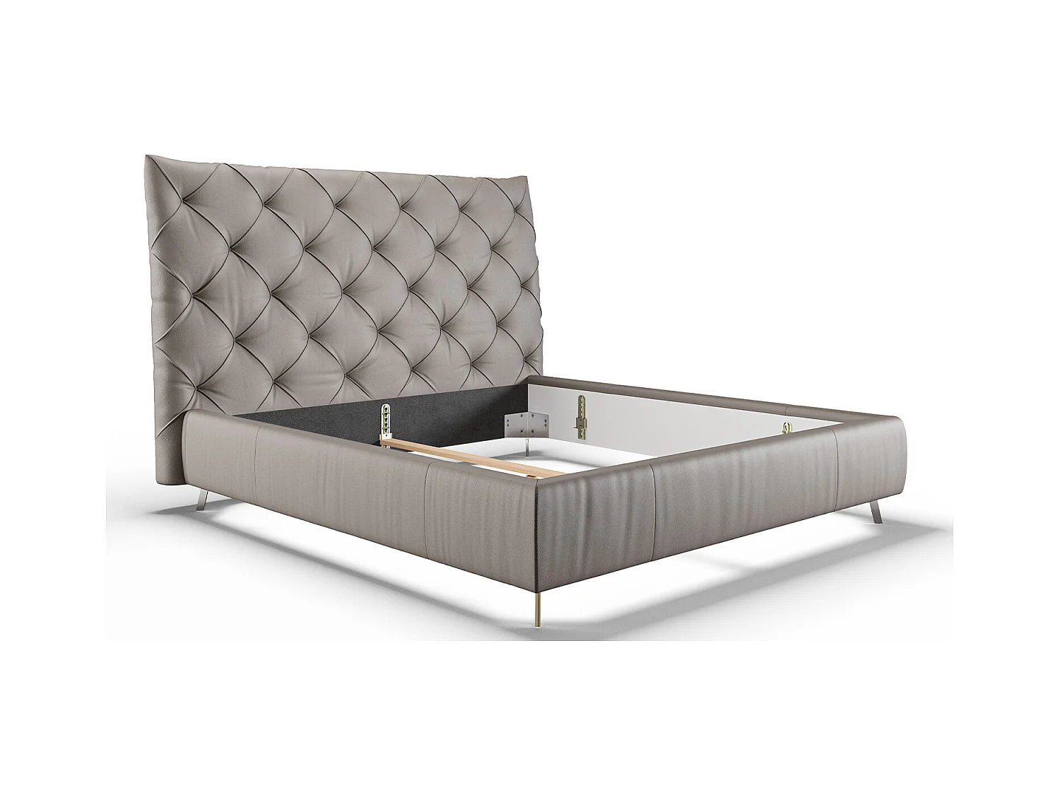 Letto - Grigio pelle - ANNY