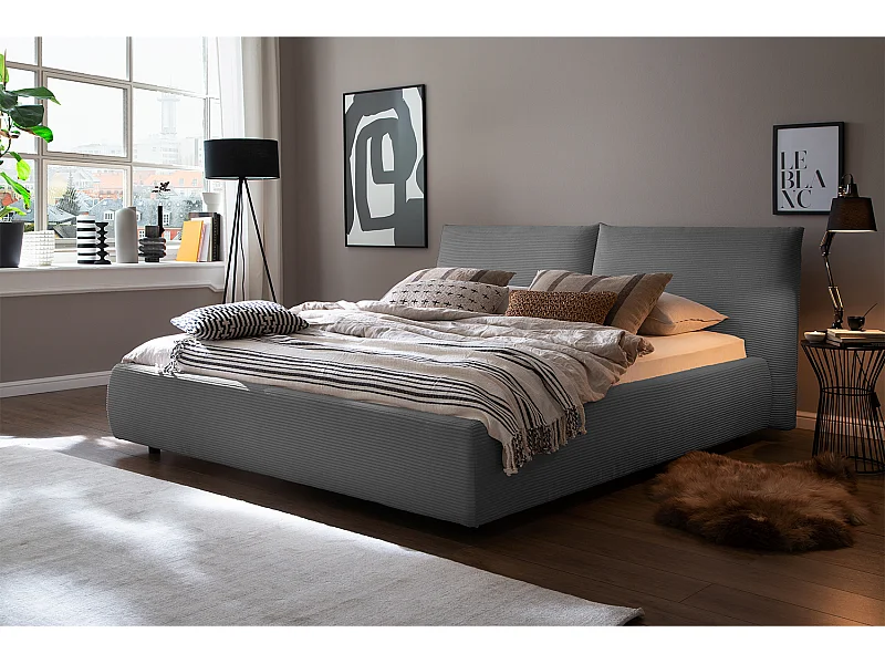 Letto - Grigio velluto a coste - HENRY