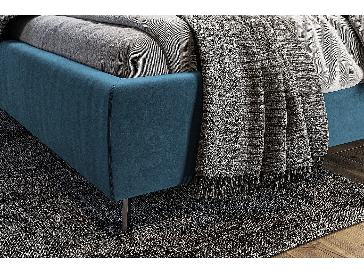 Lit - Pétrole Velours - ANNY