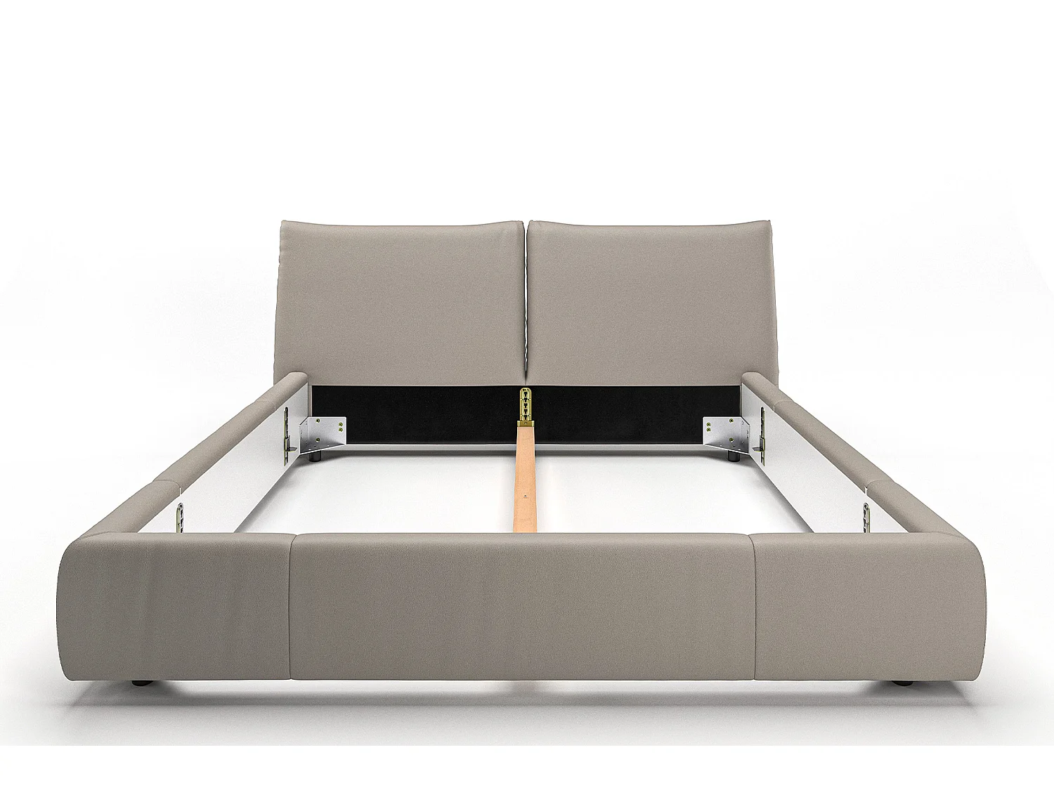 Cama - gris claro piel - HENRY