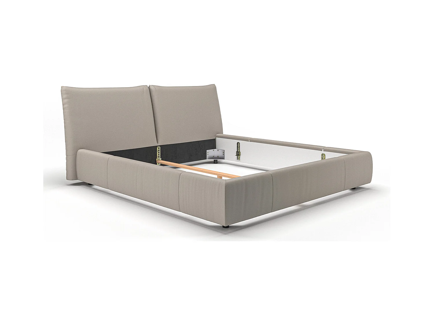 Cama - gris claro piel - HENRY