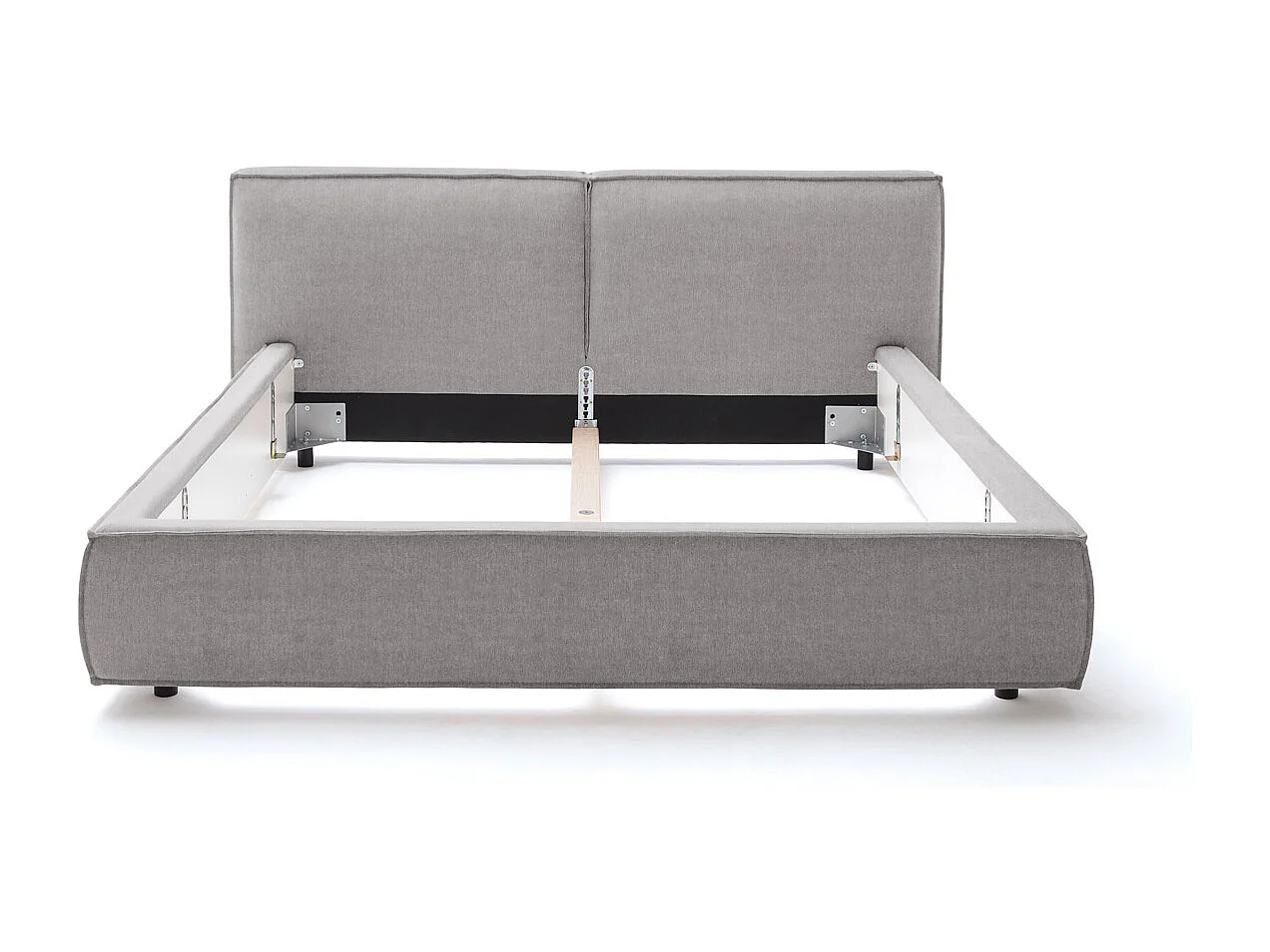 Cama - Gris tejido plano - CARLO