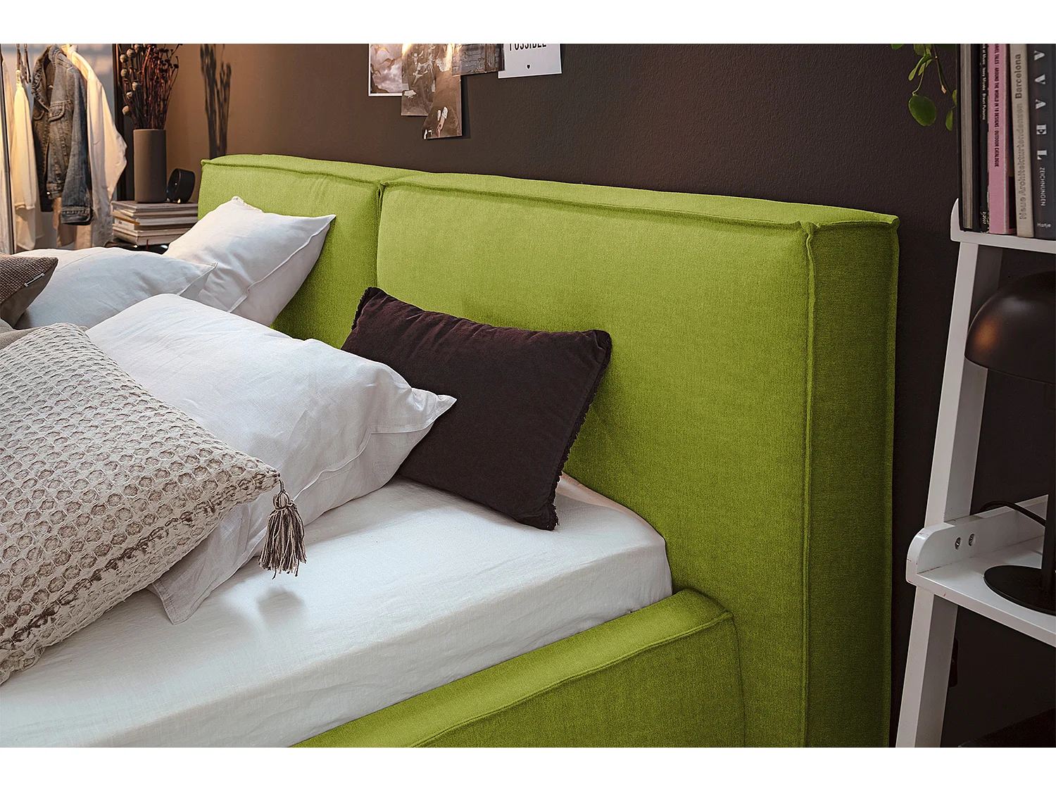 Lit - vert clair tissage plat - CARLO