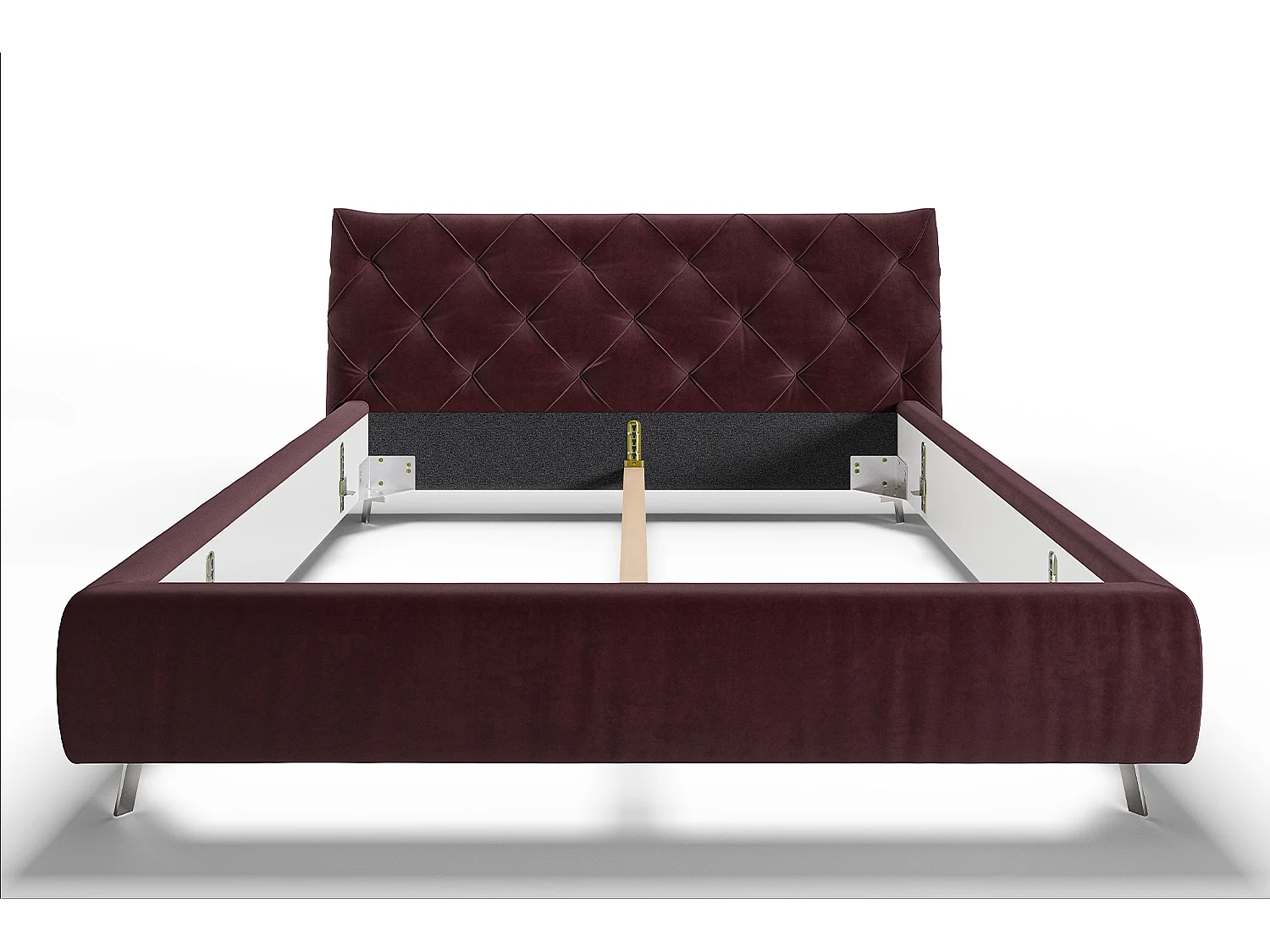 Cama - Violeta terciopelo - ANNY