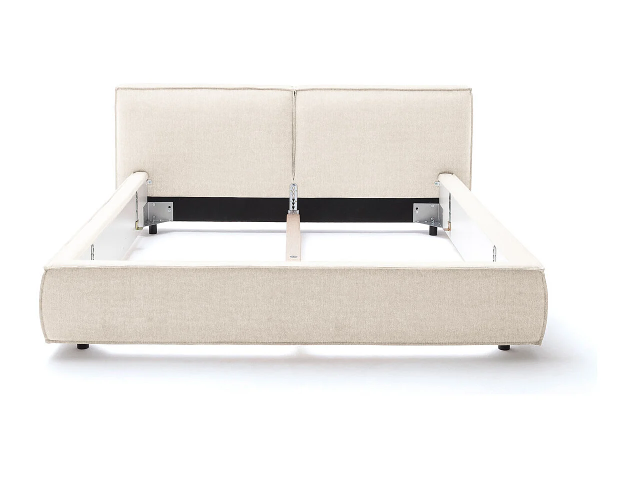 Cama - blanco crema tejido plano - CARLO