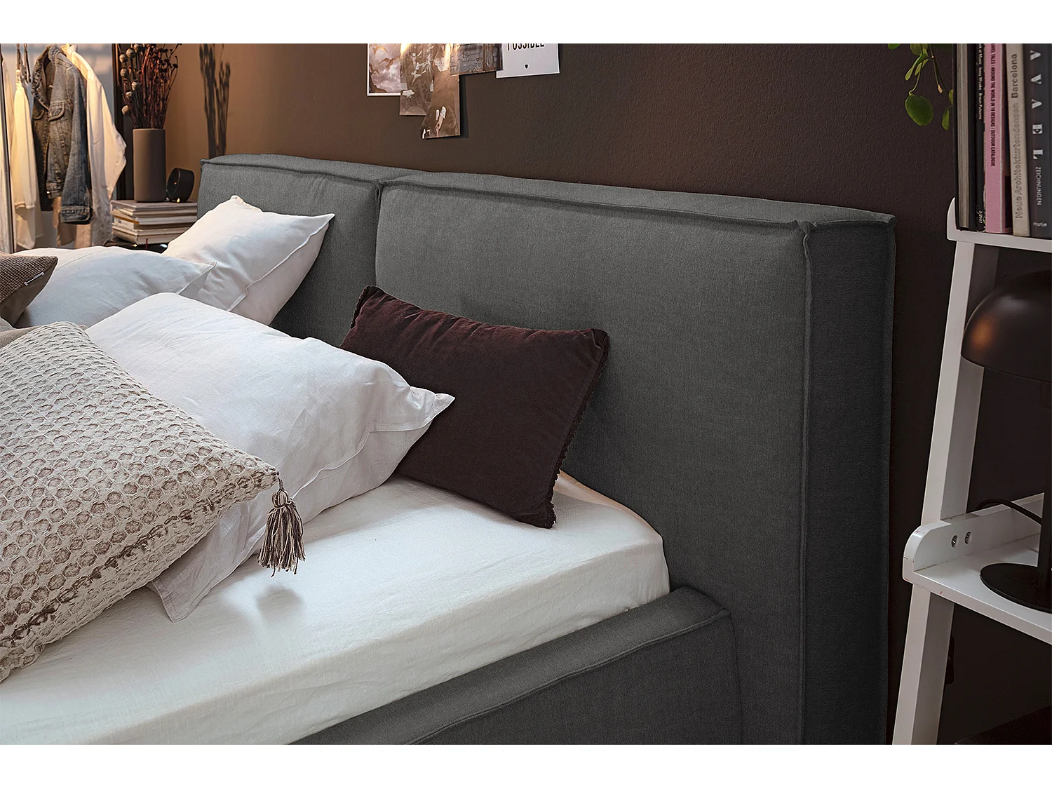 Letto - antracite tessitura piatta - CARLO