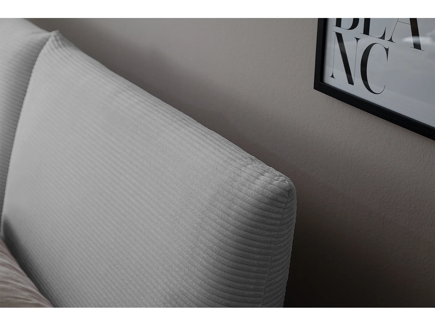 Cama - gris claro pana - HENRY