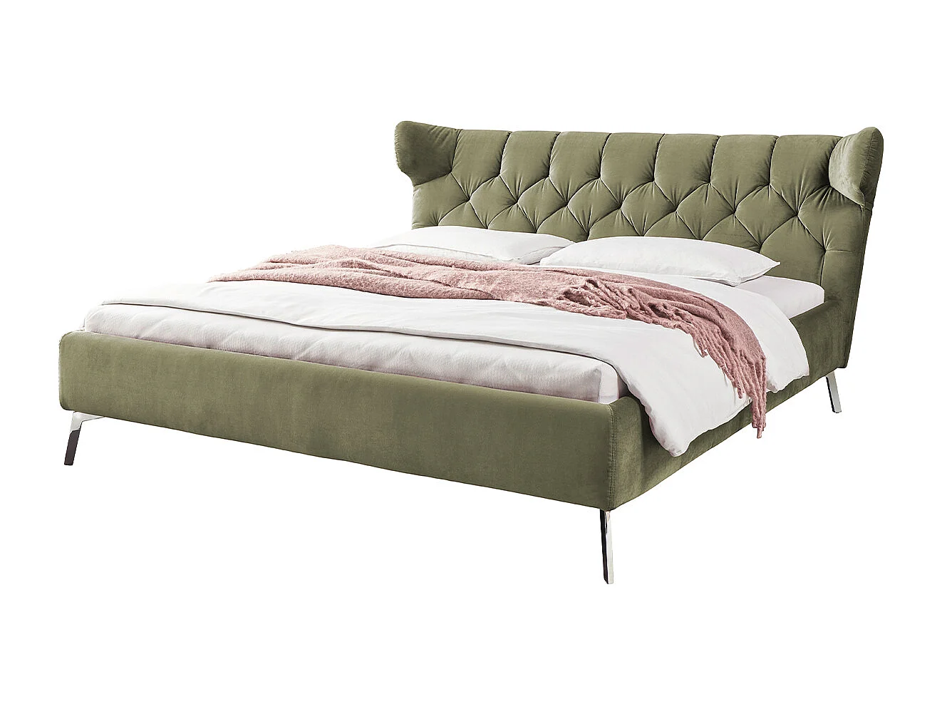 Lit - Vert Velours - CHARME