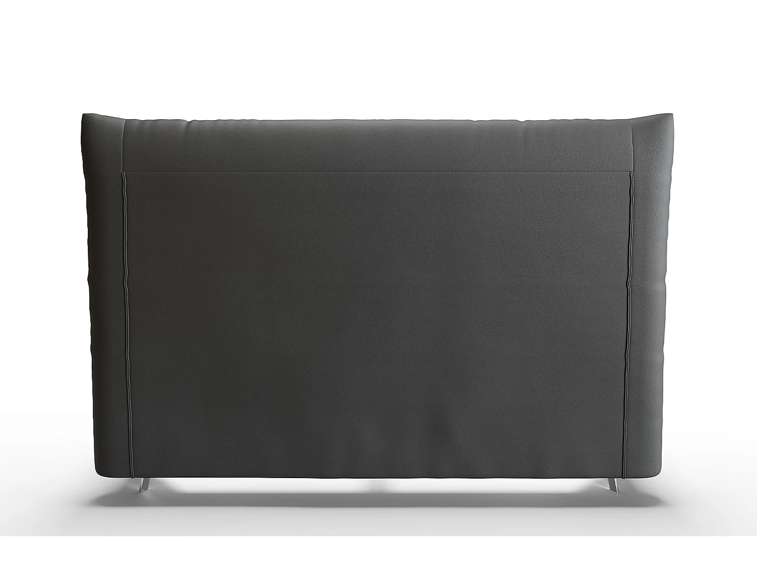 Polsterbett - Schwarz Leder - ANNY