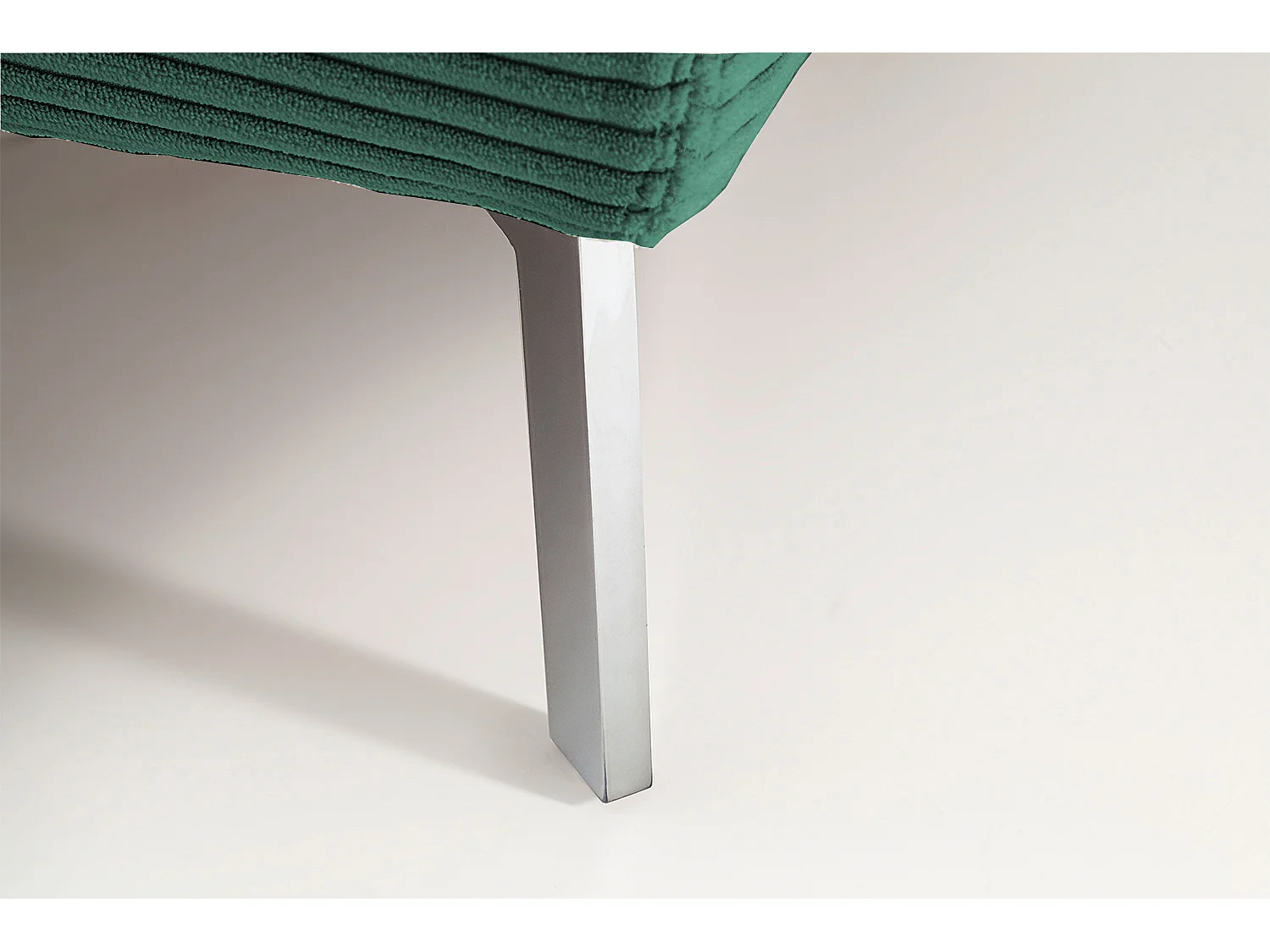 Lit - vert émeraude velours côtelé - REMO