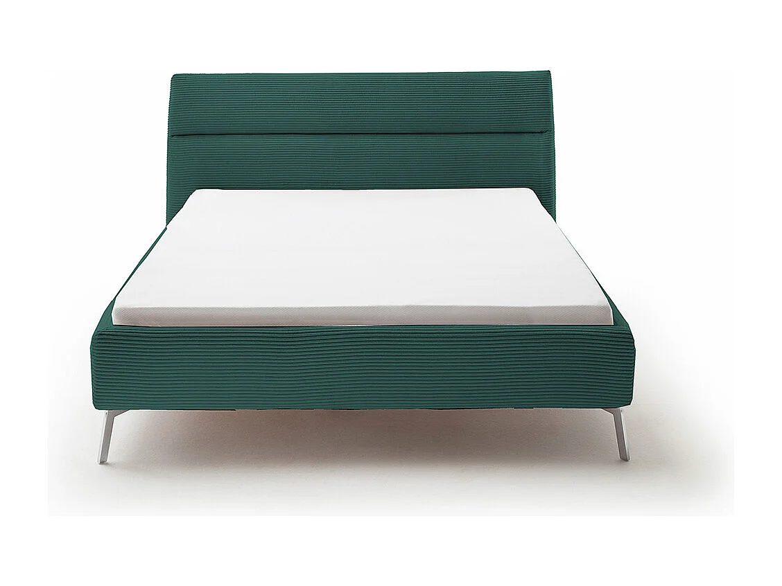 Lit - vert émeraude velours côtelé - REMO