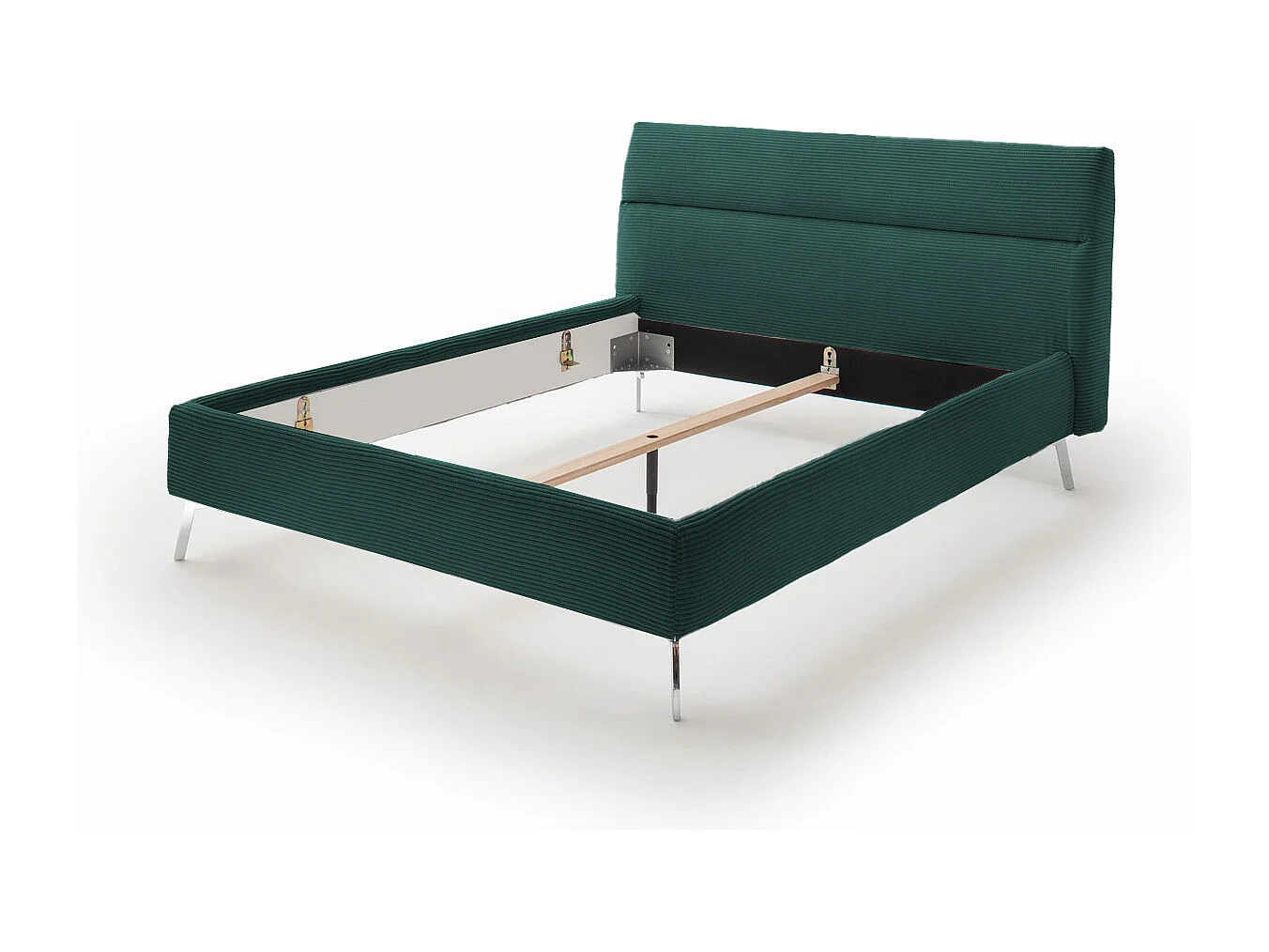 Lit - vert émeraude velours côtelé - REMO