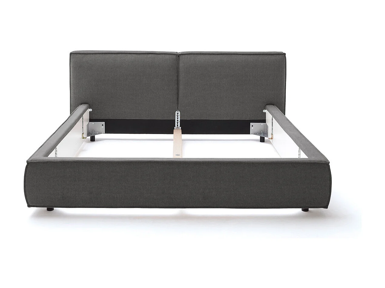 Lit - anthracite tissage plat - CARLO