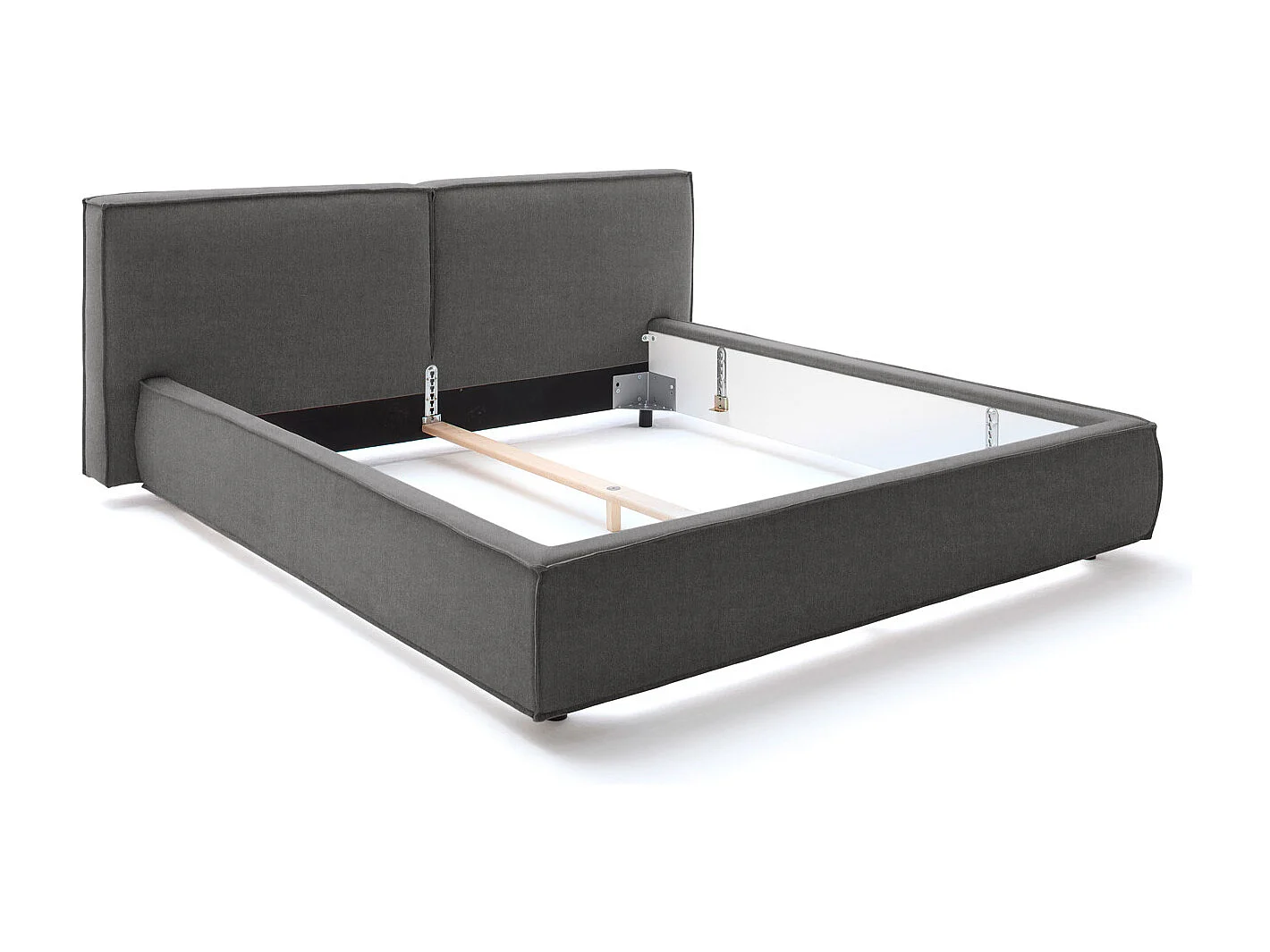 Lit - anthracite tissage plat - CARLO