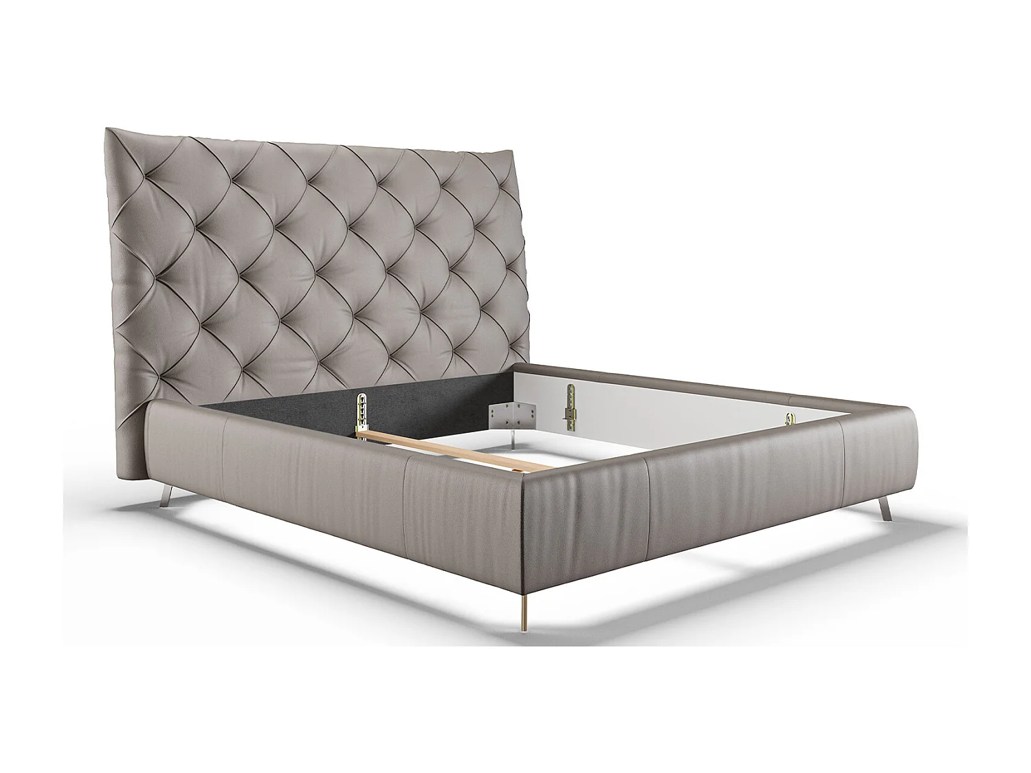 Cama - Gris piel - ANNY