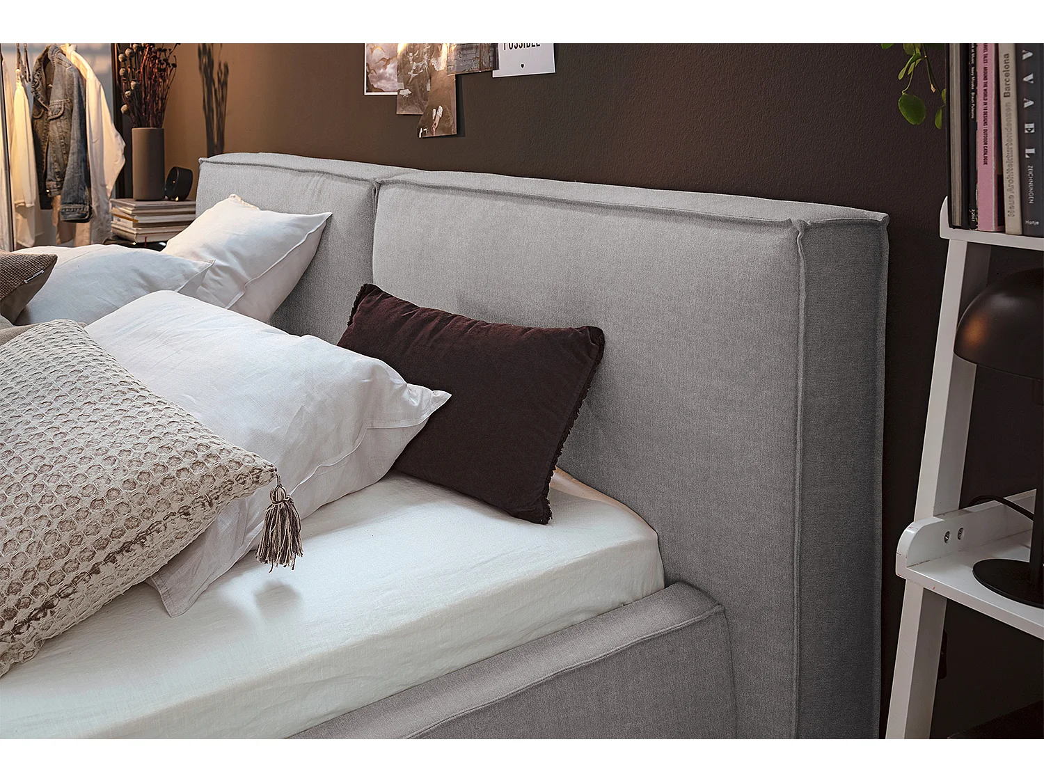 Letto - Grigio tessitura piatta - CARLO