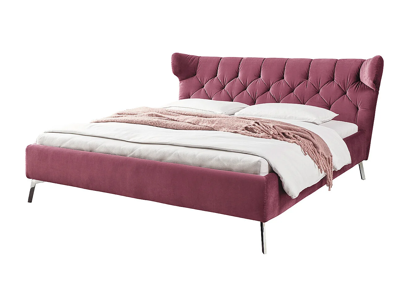 Lit - Violette Velours - CHARME