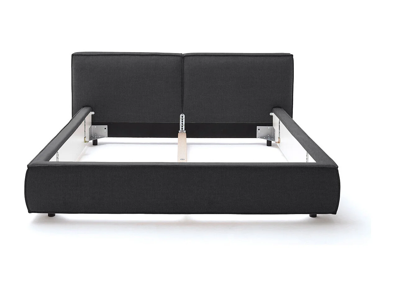Letto imbottito - granito tessitura piatta - CARLO