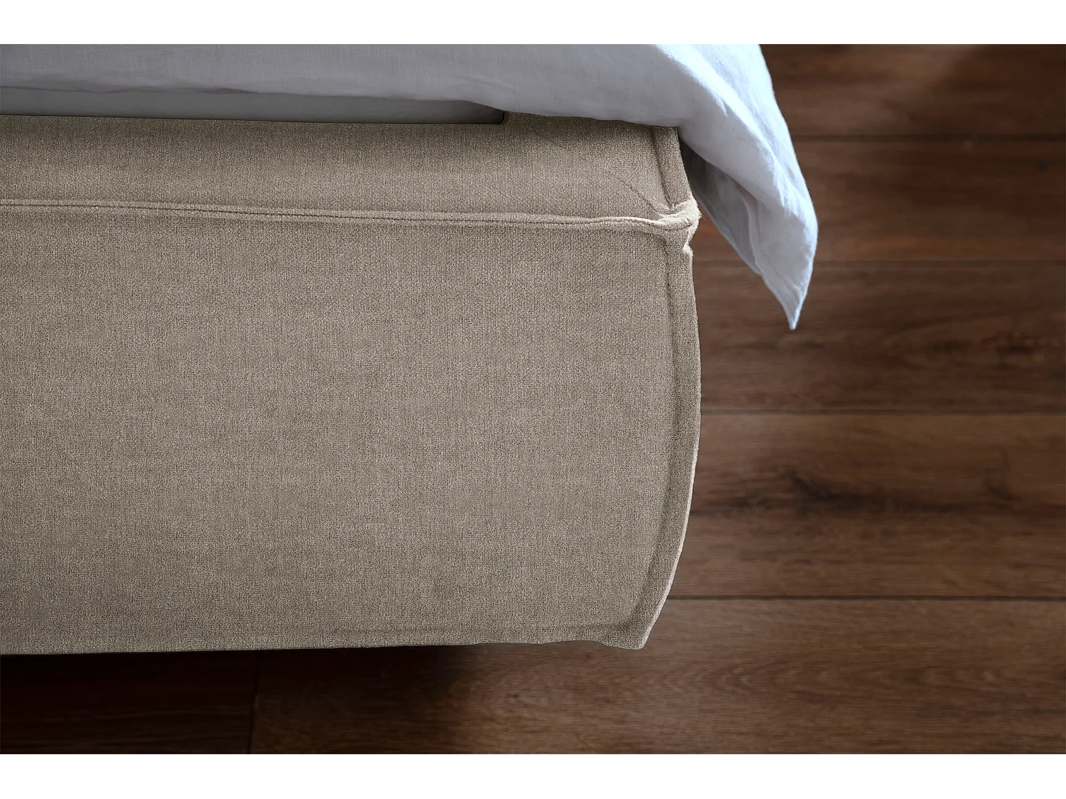 Lit - taupe tissage plat - CARLO