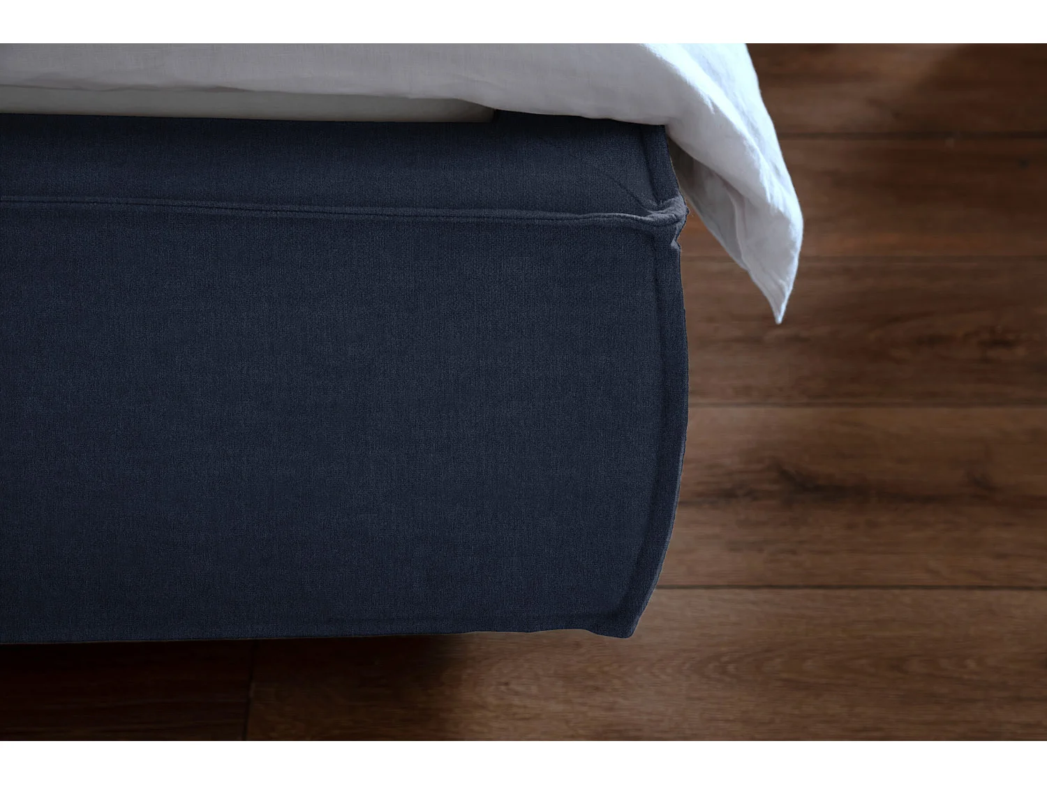 Lit - Bleu tissage plat - CARLO