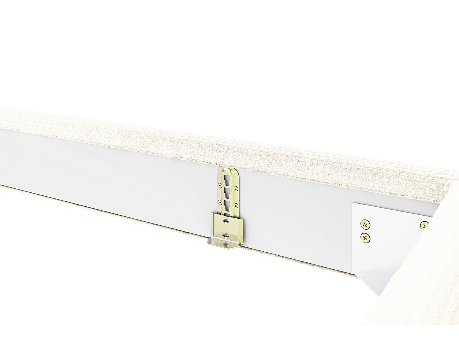 Letto - bianco crema velluto a coste - VALERIE