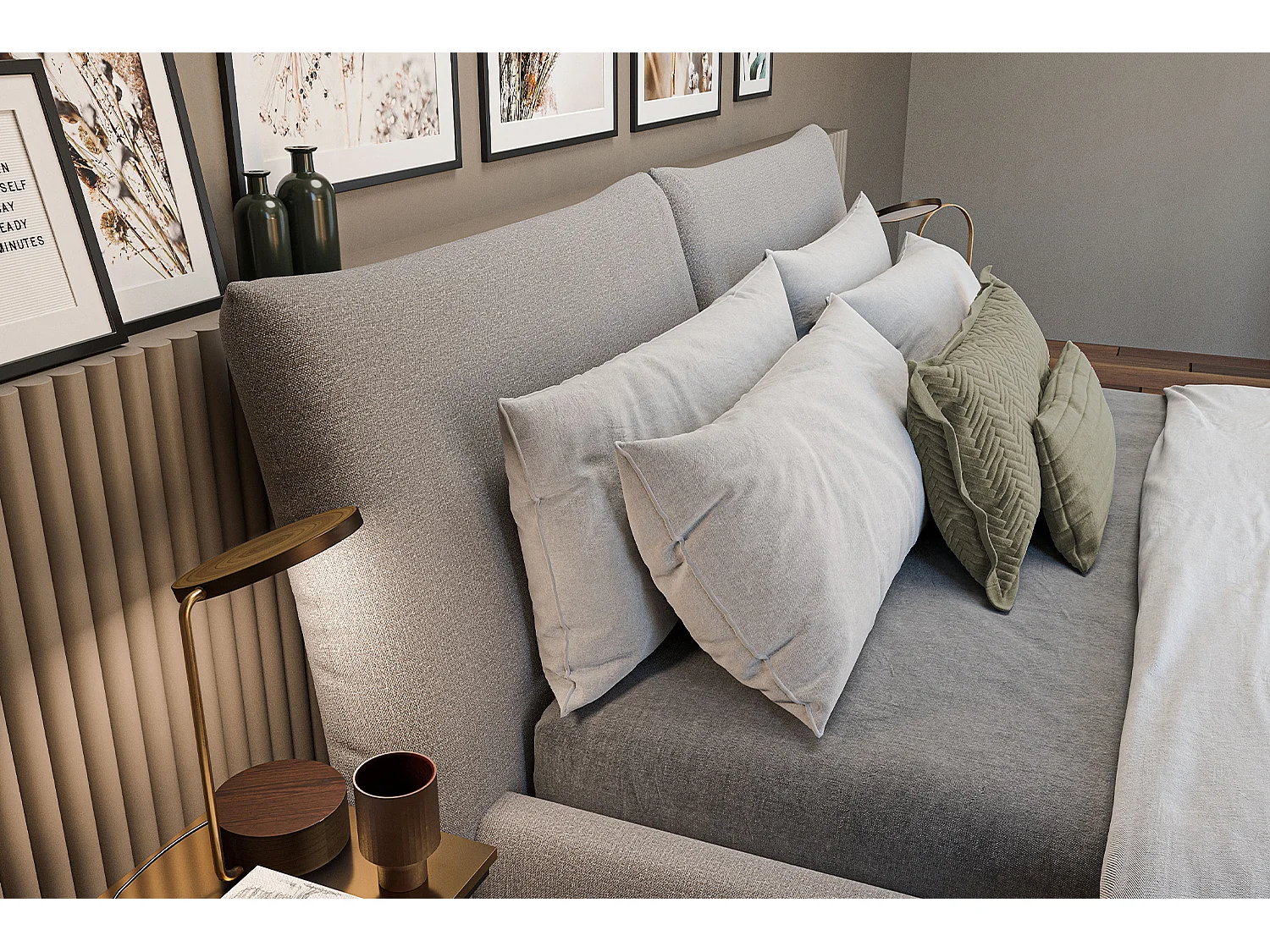 Letto - granito velluto a coste - HENRY