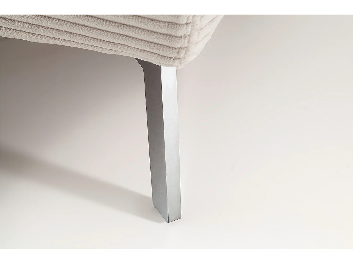 Polsterbett - Weiß Cord - REMO