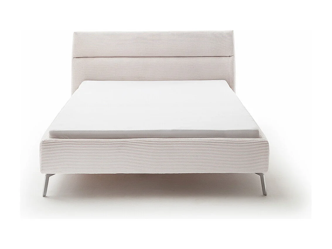 Polsterbett - Weiß Cord - REMO