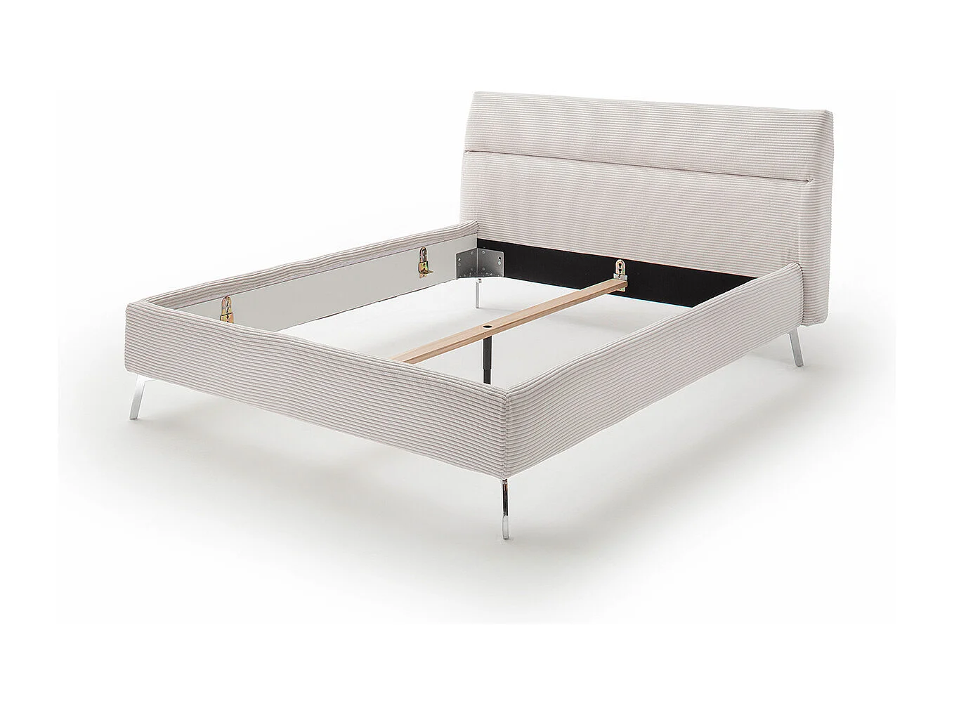 Polsterbett - Weiß Cord - REMO