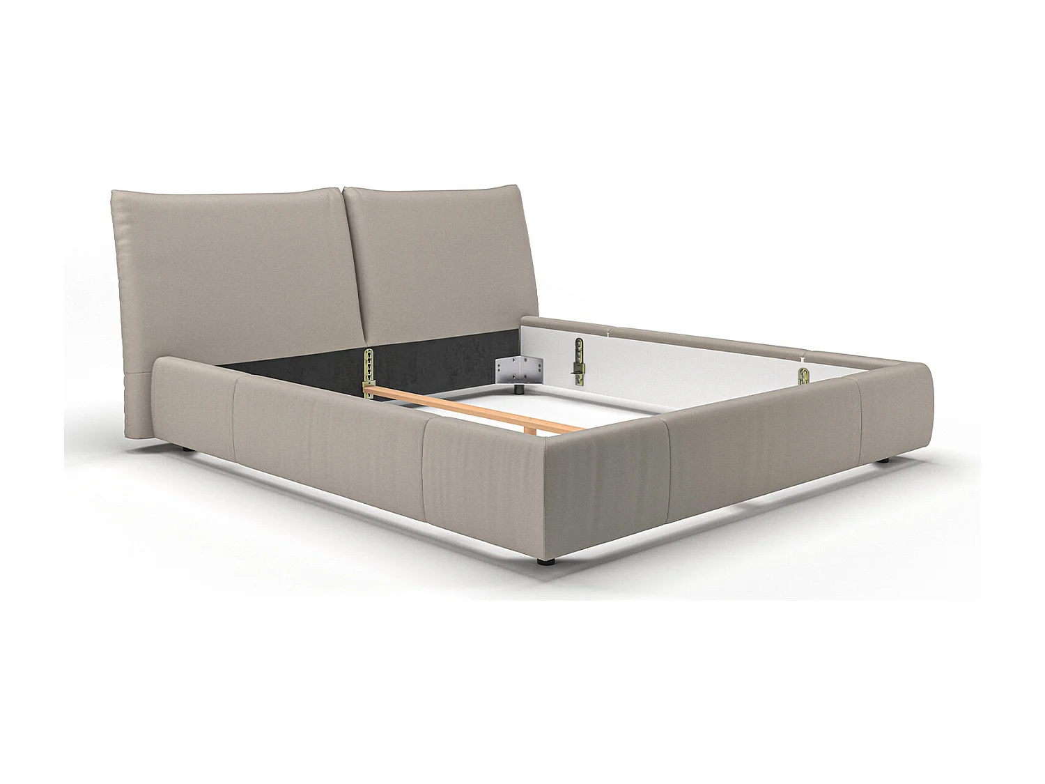 Cama - gris claro piel - HENRY