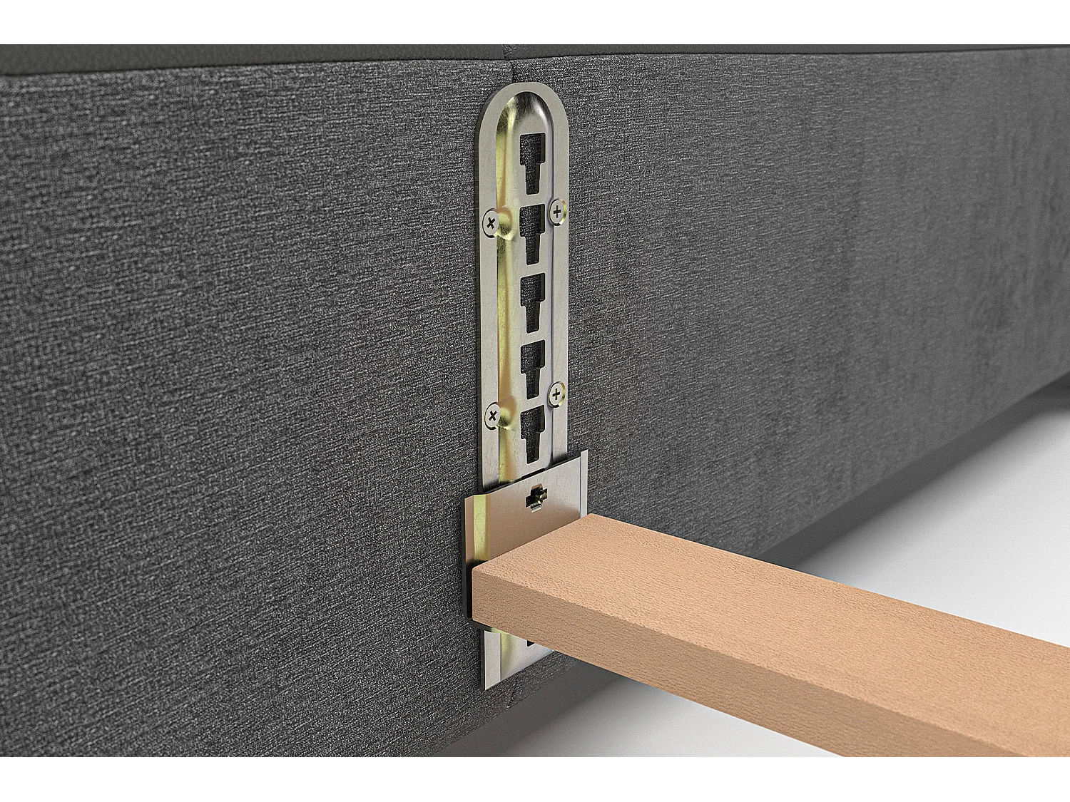 Lit - Noir cuir - HENRY